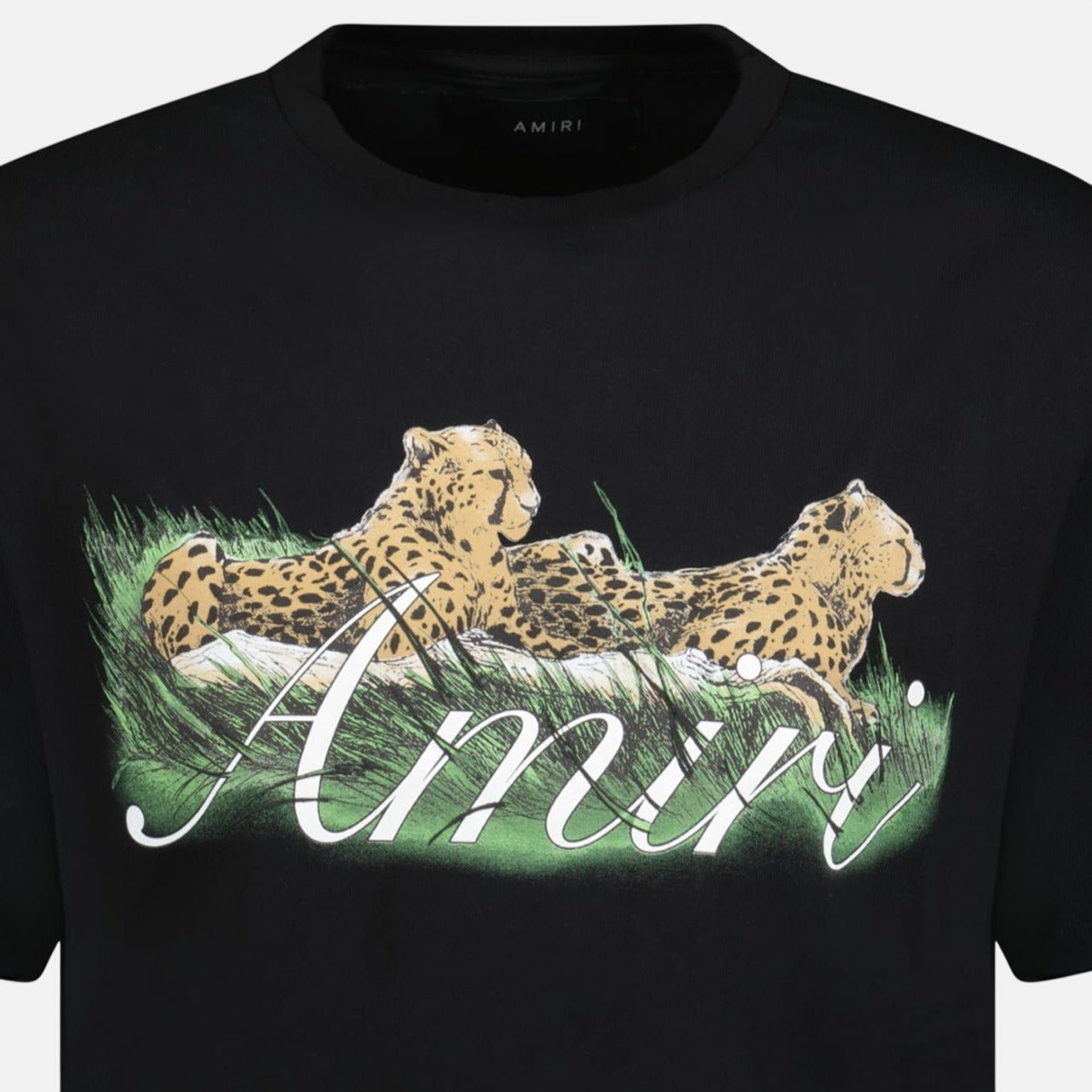 Amiri Cheetah Logo T-Shirt Black | Studio DOS
