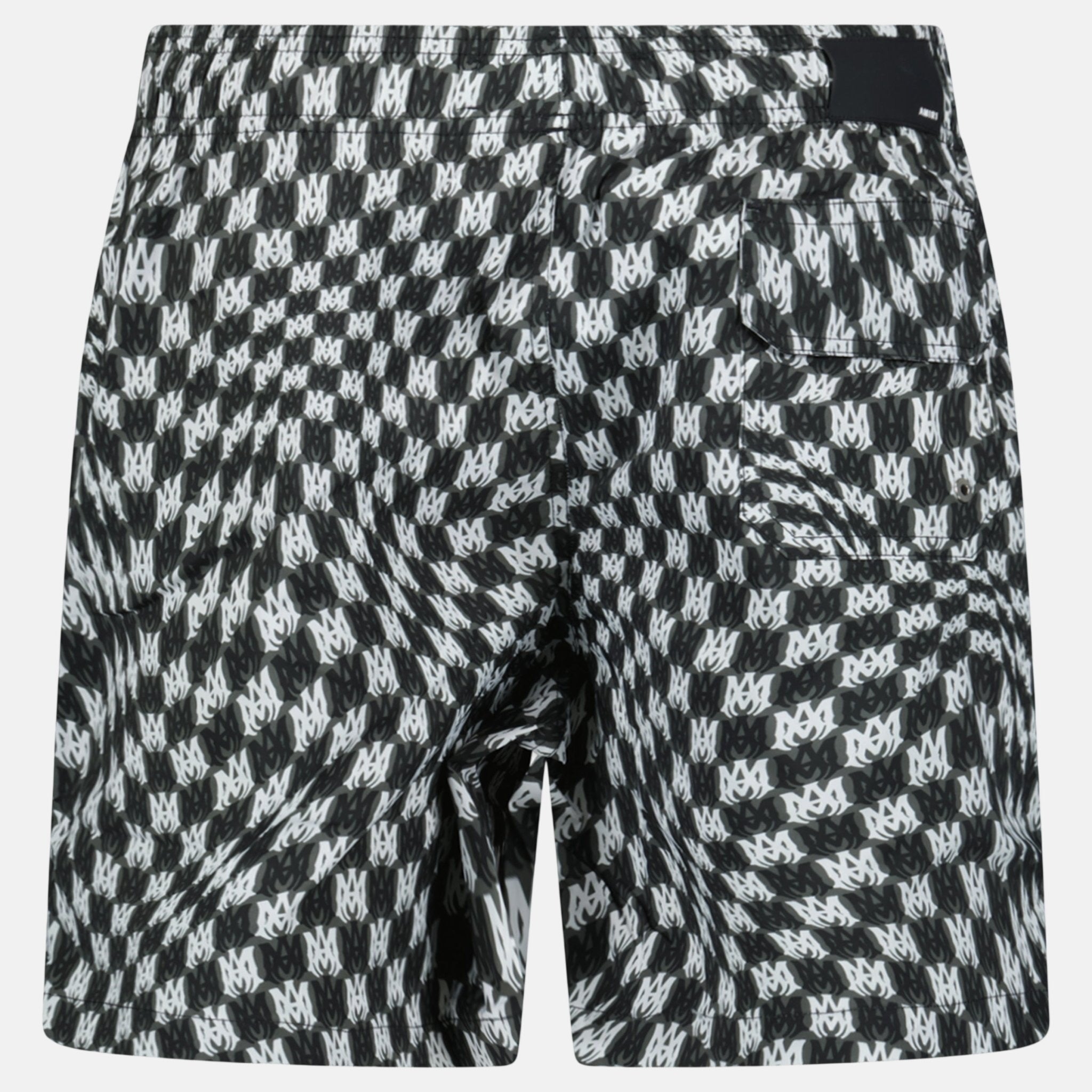 Amiri Wavy MA Swim Trunk Black | Studio DOS