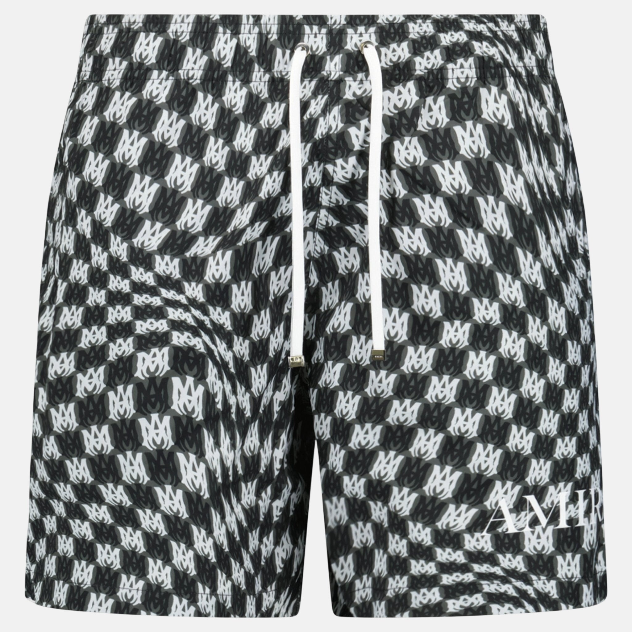 Amiri Wavy MA Swim Trunk Black | Studio DOS
