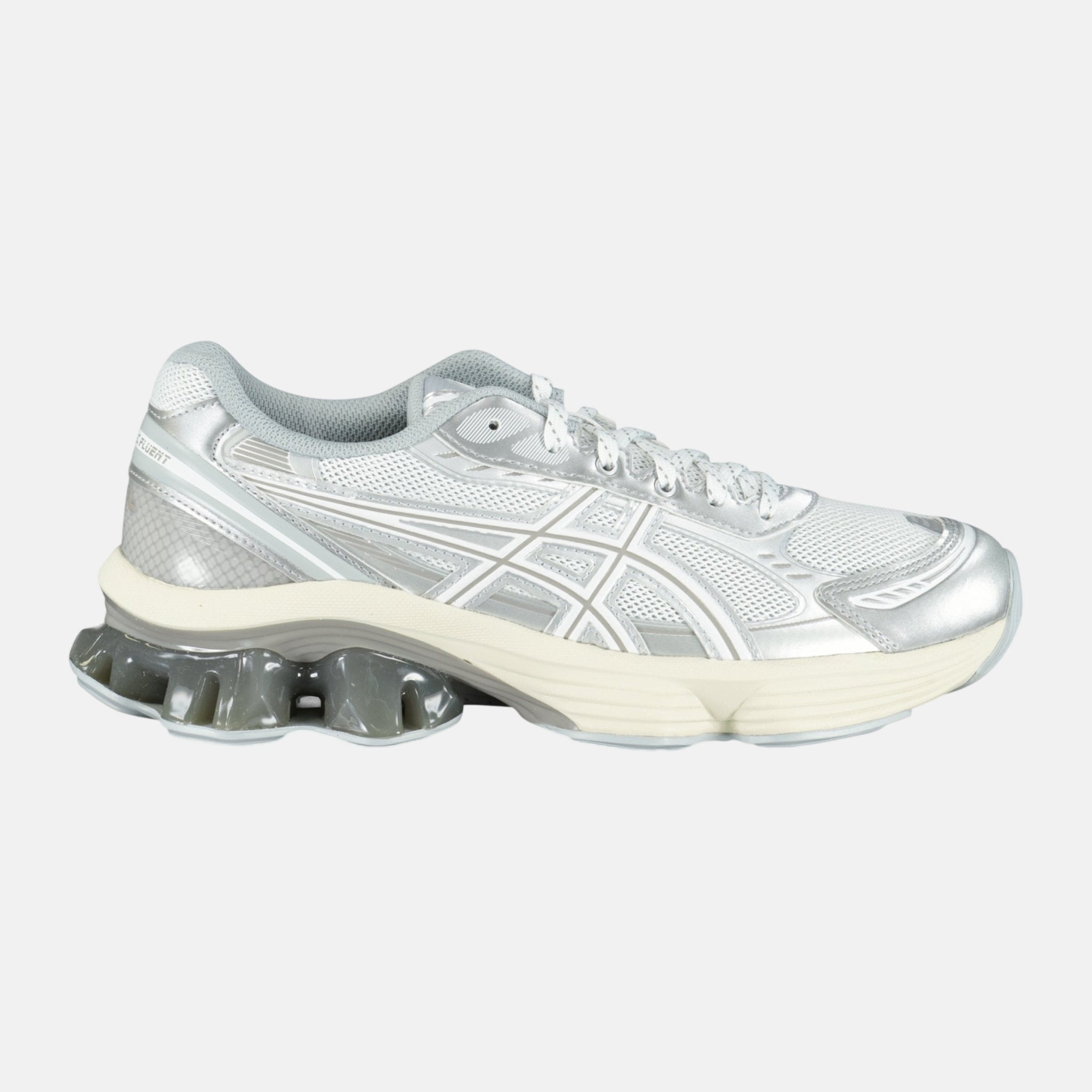 Asics GEL - KINETIC FLUENT Trainers White Silver | Studio DOS