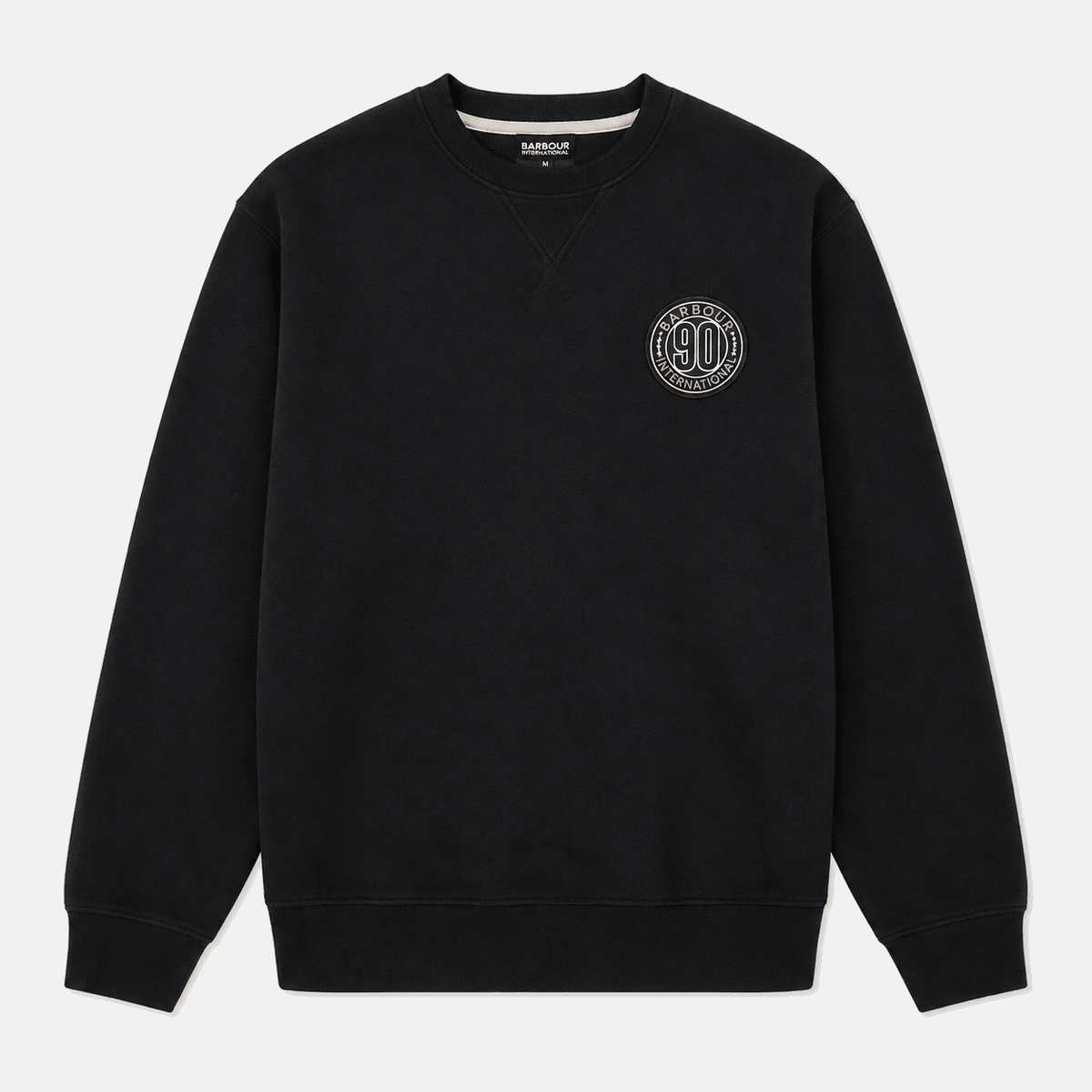Barbour International 90th Anniversary Graphic Sweatshirt Black | Studio DOS