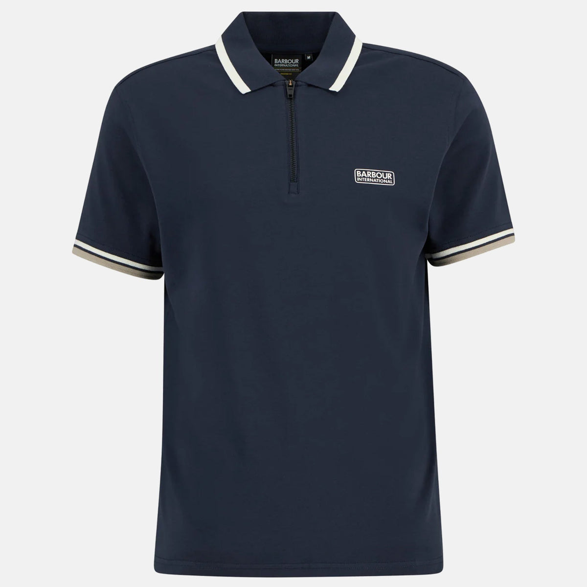Barbour International Panter Interlock Polo Shirt Navy | Studio DOS