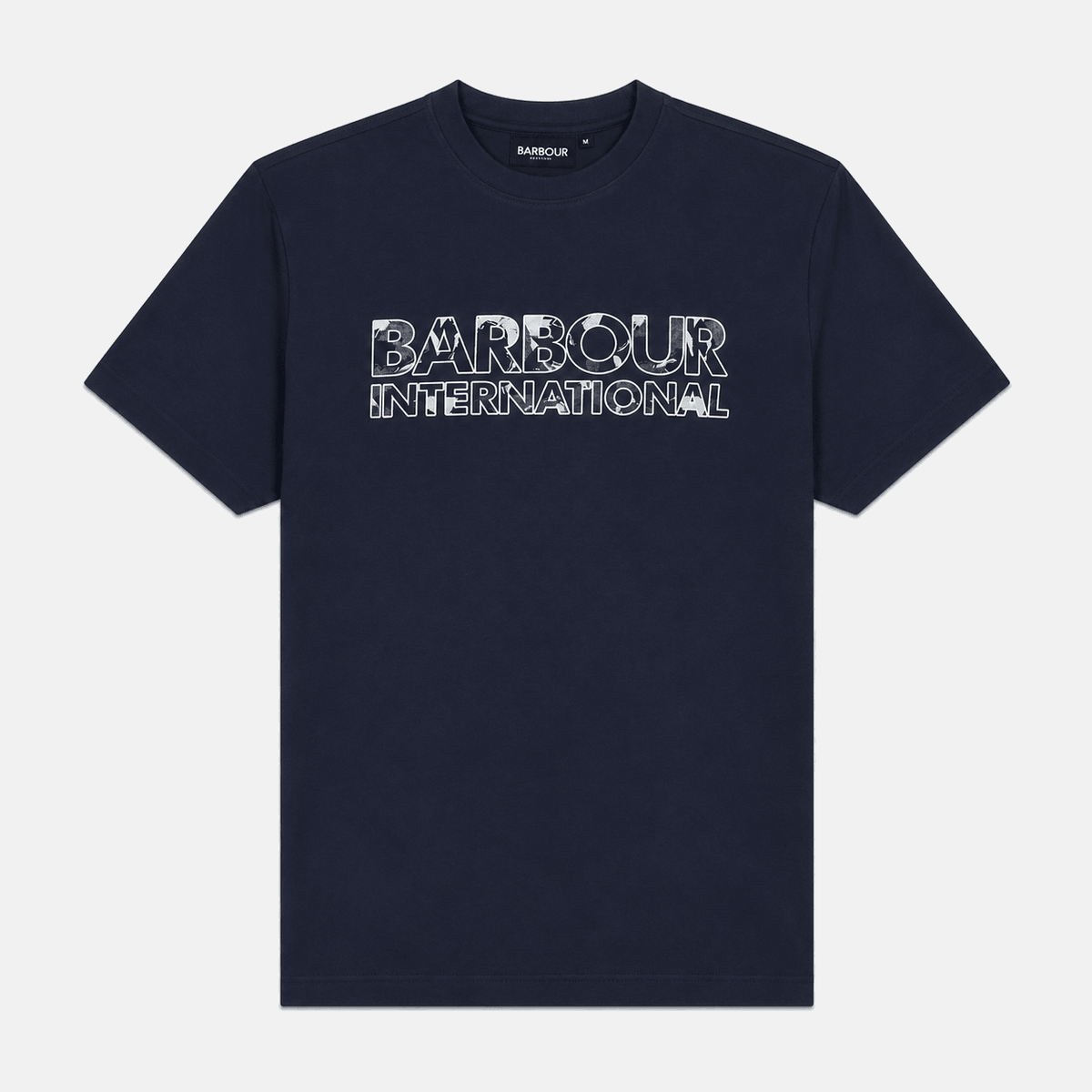 Barbour International Unite Printed Logo T-Shirt Navy | Studio DOS