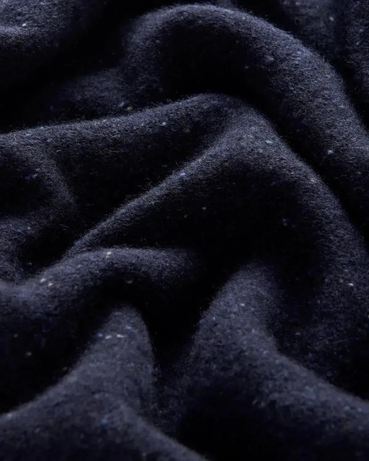 Bernard Weatherill 1/4 Zip Knit Melange Neps Navy Flec | Studio DOS