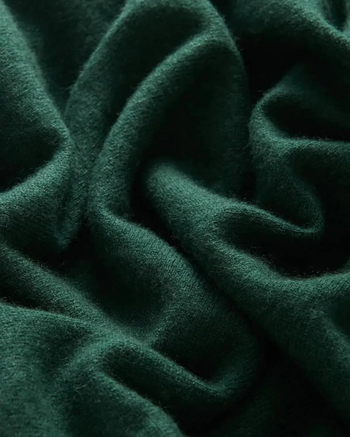 Bernard Weatherill Cashmere Mix 1/4 Zip Knit Forest | Studio DOS