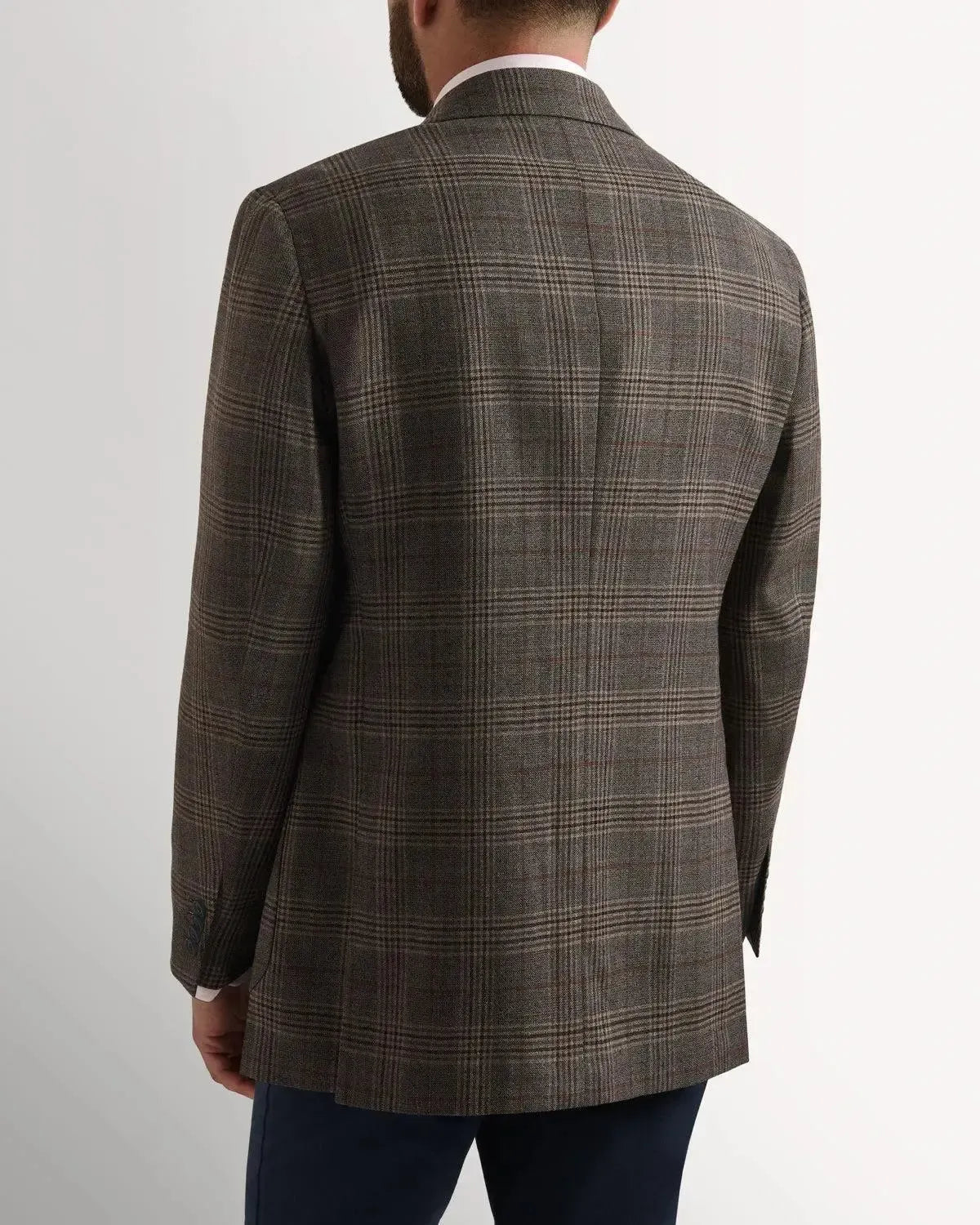 Bernard Weatherill Classic Country Check Jacket Brown | Studio DOS