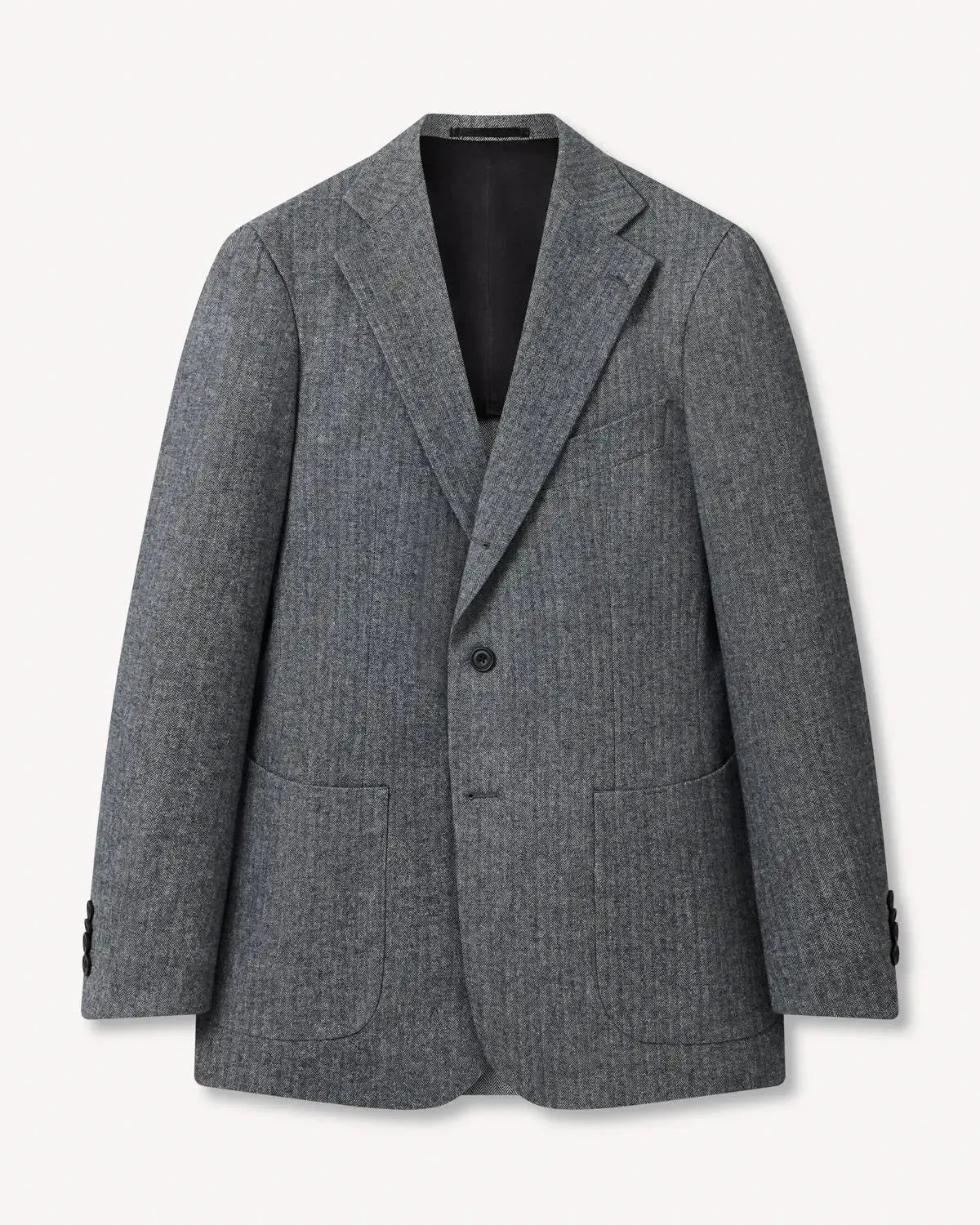 Bernard Weatherill Classic Herringbone Jacket Grey | Studio DOS