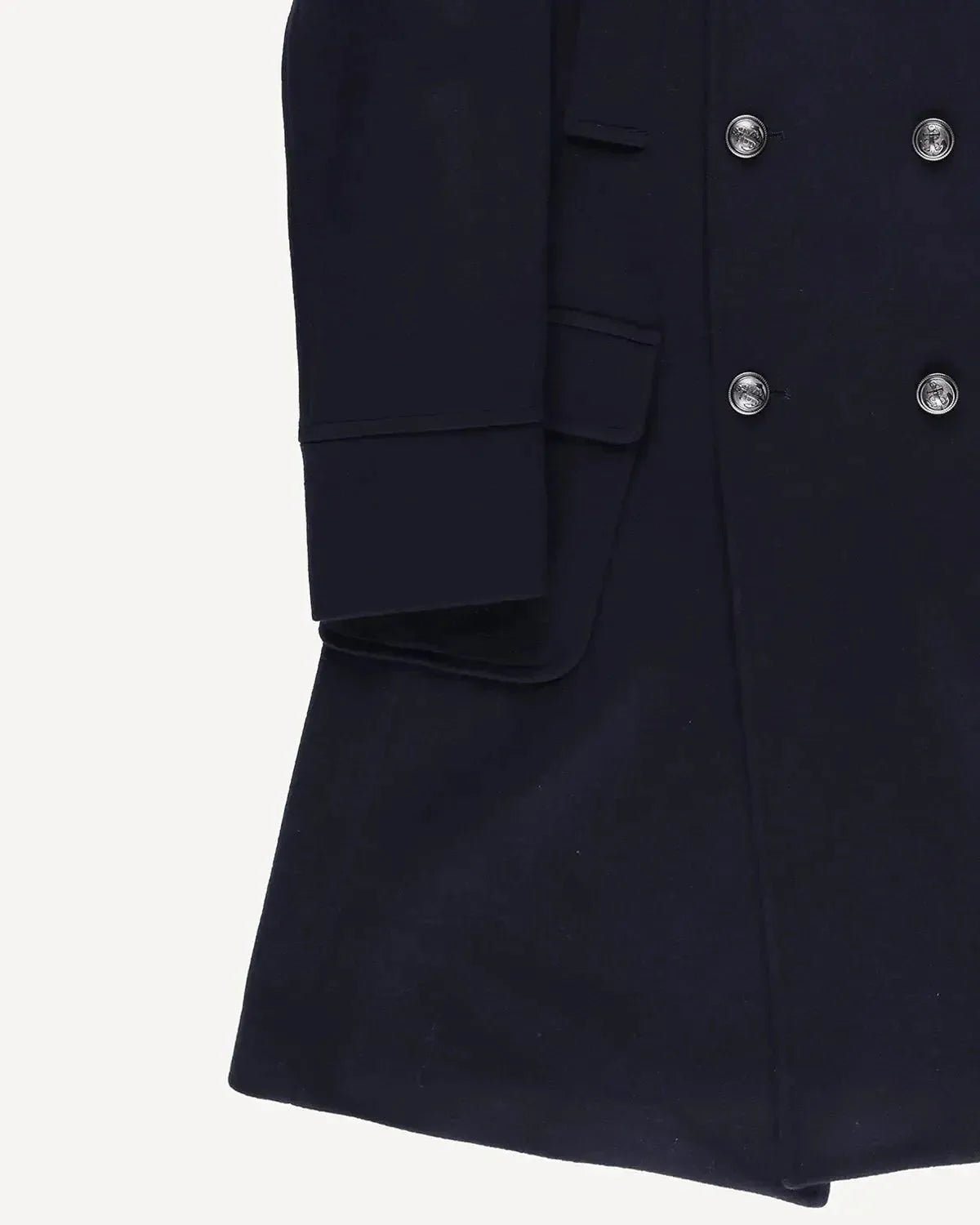 Bernard Weatherill DB Peacoat 3/4 Length Coat Navy | Studio DOS