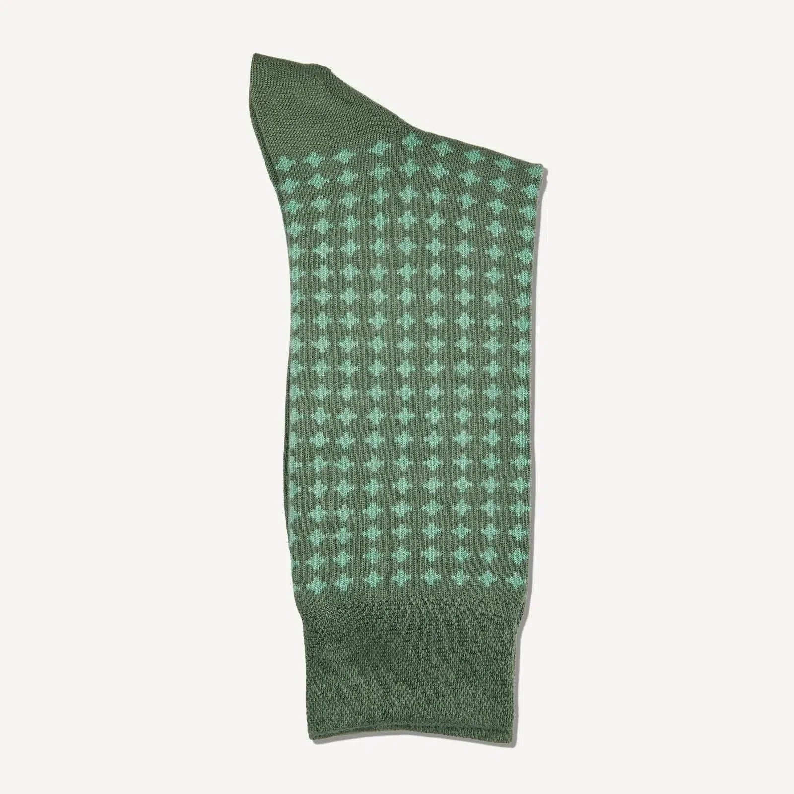 Bernard Weatherill Diamond Socks Bronze Green | Studio DOS