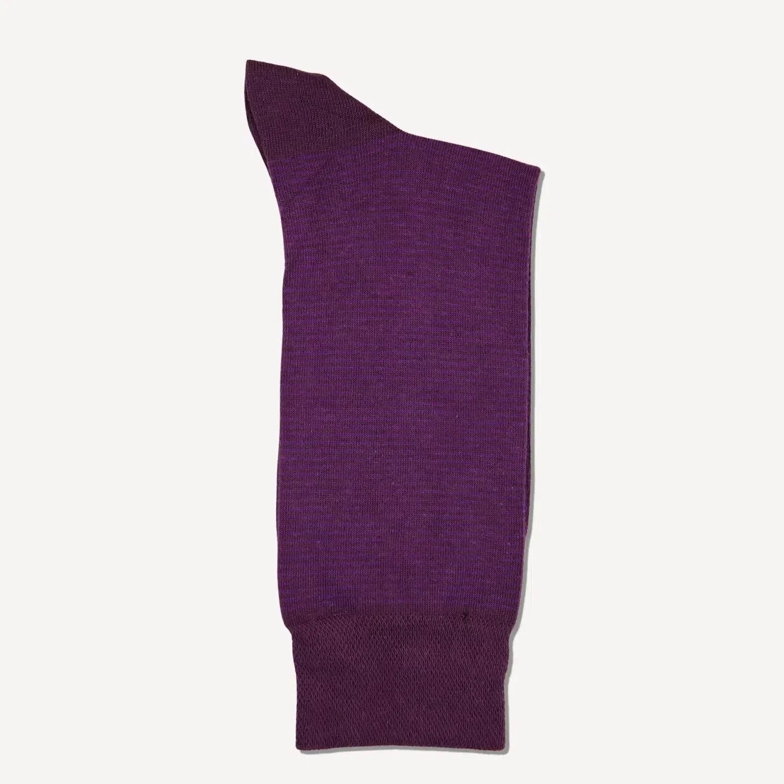 Bernard Weatherill Small Stripe Socks Purple | Studio DOS