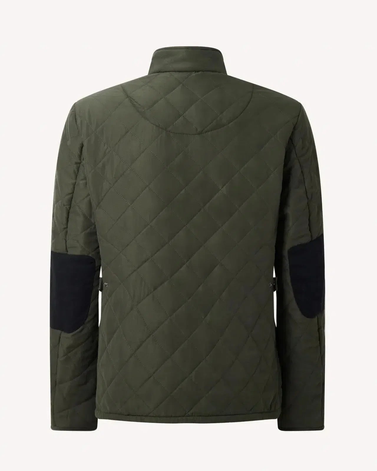 Bernard Weatherill Stand Collar Padded Jacket Khaki Green | Studio DOS