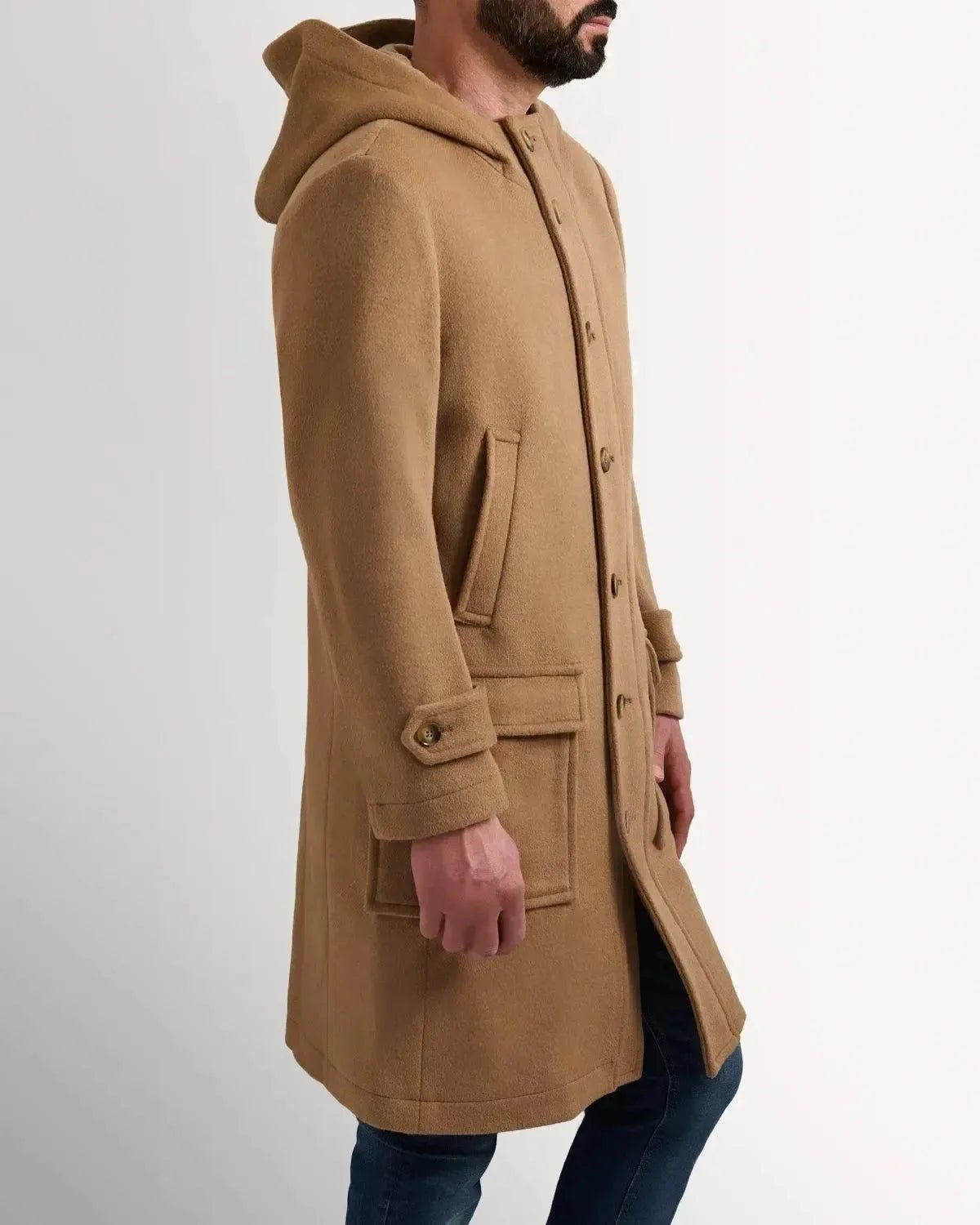 Bernard Weatherill Wool Cashmere Parker Camel | Studio DOS