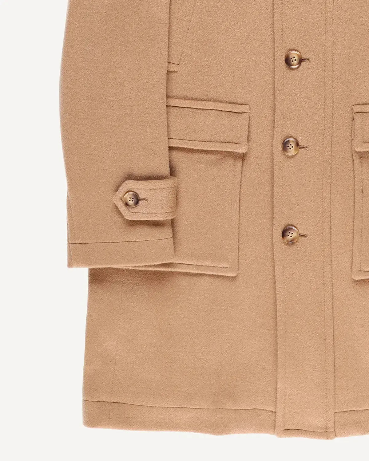 Bernard Weatherill Wool Cashmere Parker Camel | Studio DOS