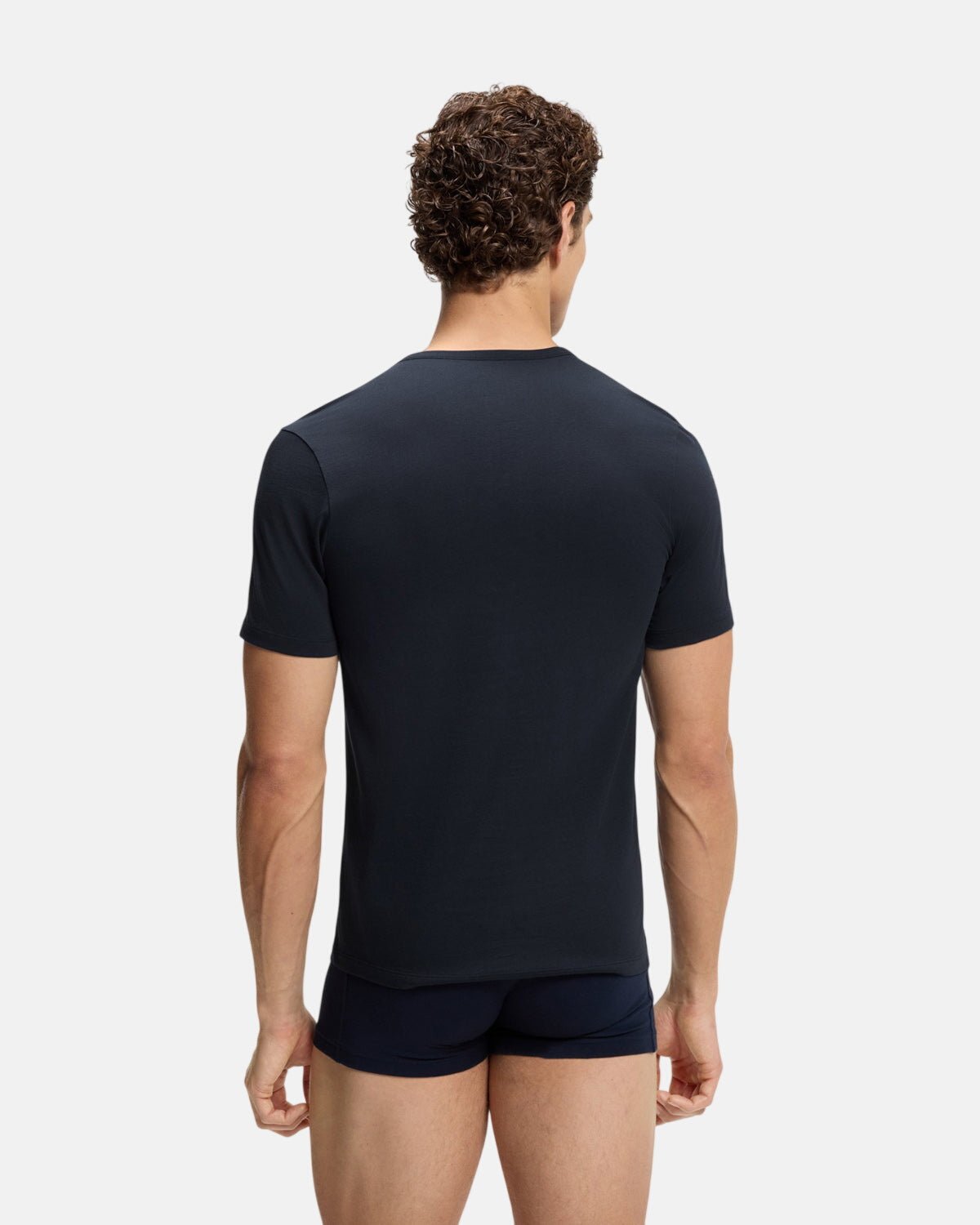 BOSS 3-PACK COTTON T-SHIRTS GREEN NAVY BLUE | Studio DOS