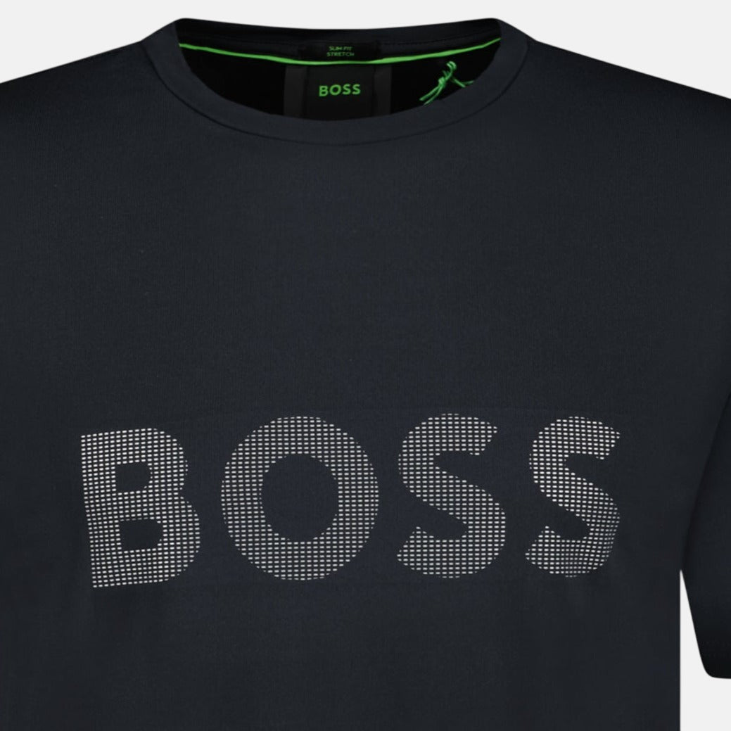 BOSS Active Logo - Print T-Shirt Black | Studio DOS