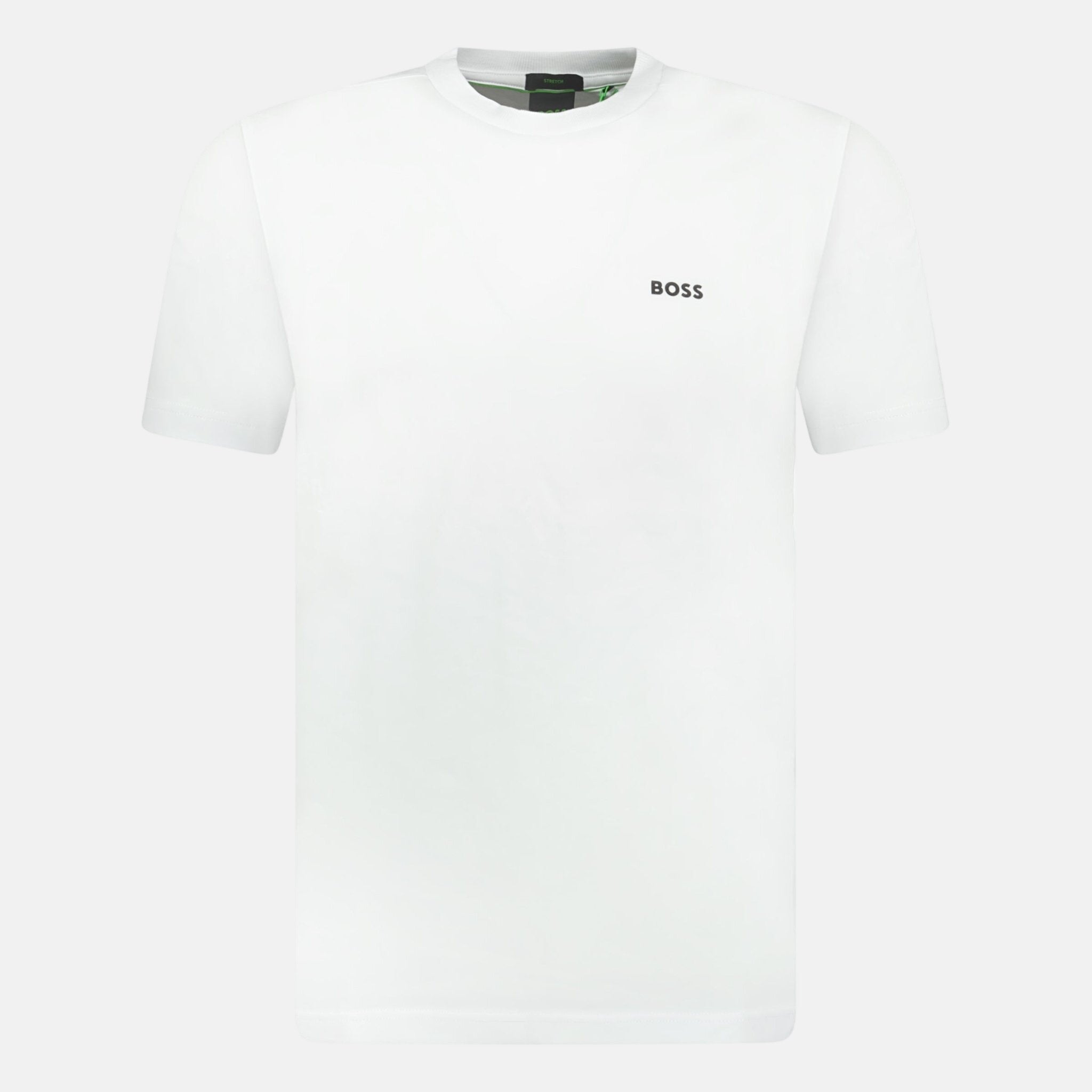BOSS Active Logo - Print T-Shirt White | Studio DOS