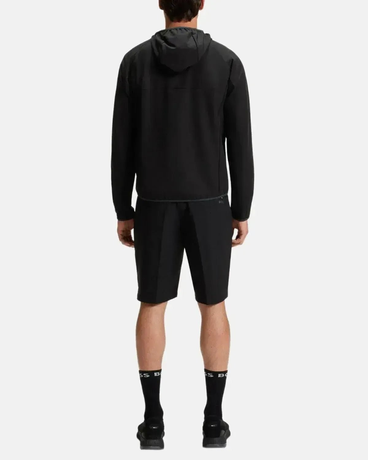 BOSS MENS COMMUTER WATER REPELLENT STRETCH JACKET BLACK | Studio DOS