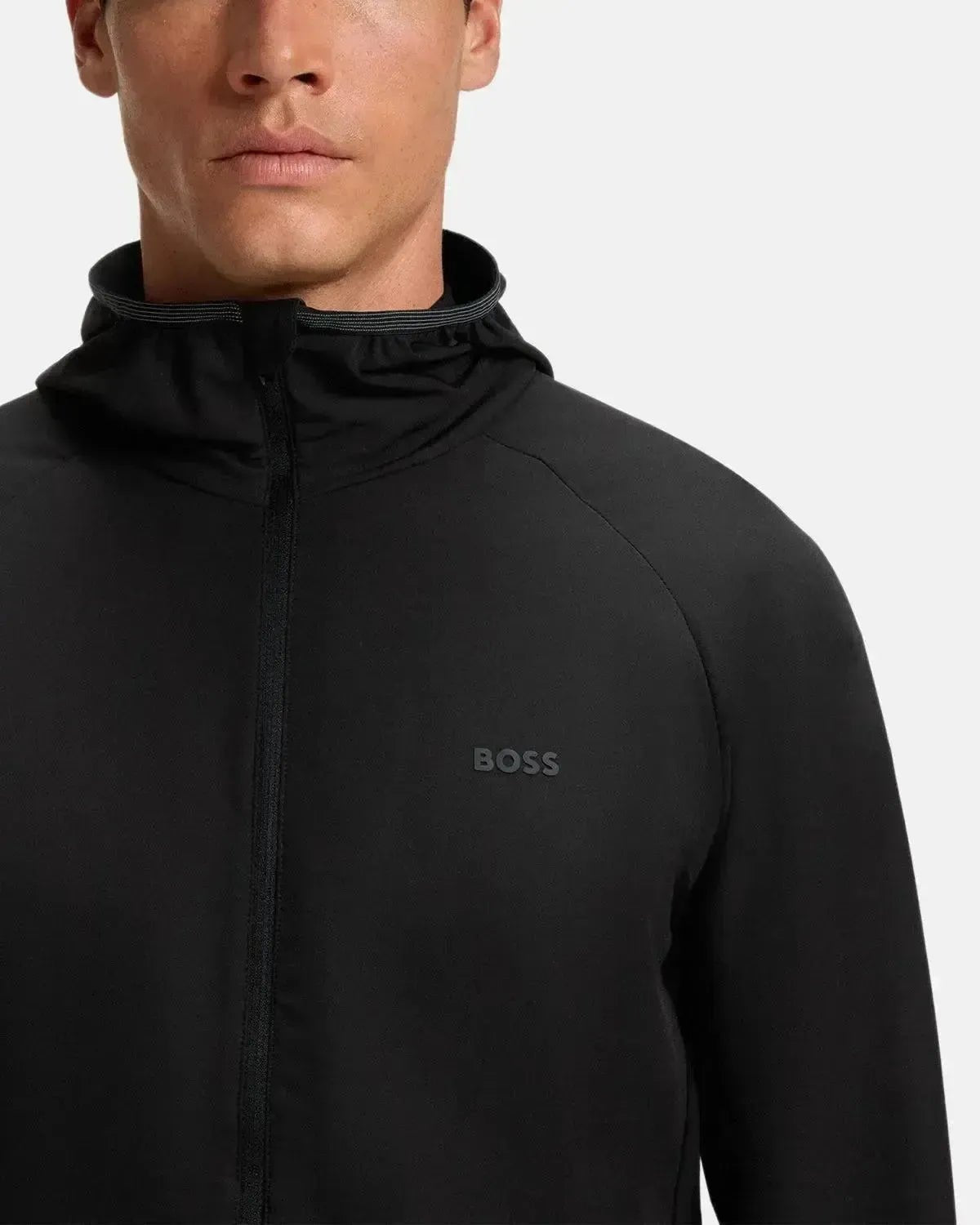 BOSS MENS COMMUTER WATER REPELLENT STRETCH JACKET BLACK | Studio DOS