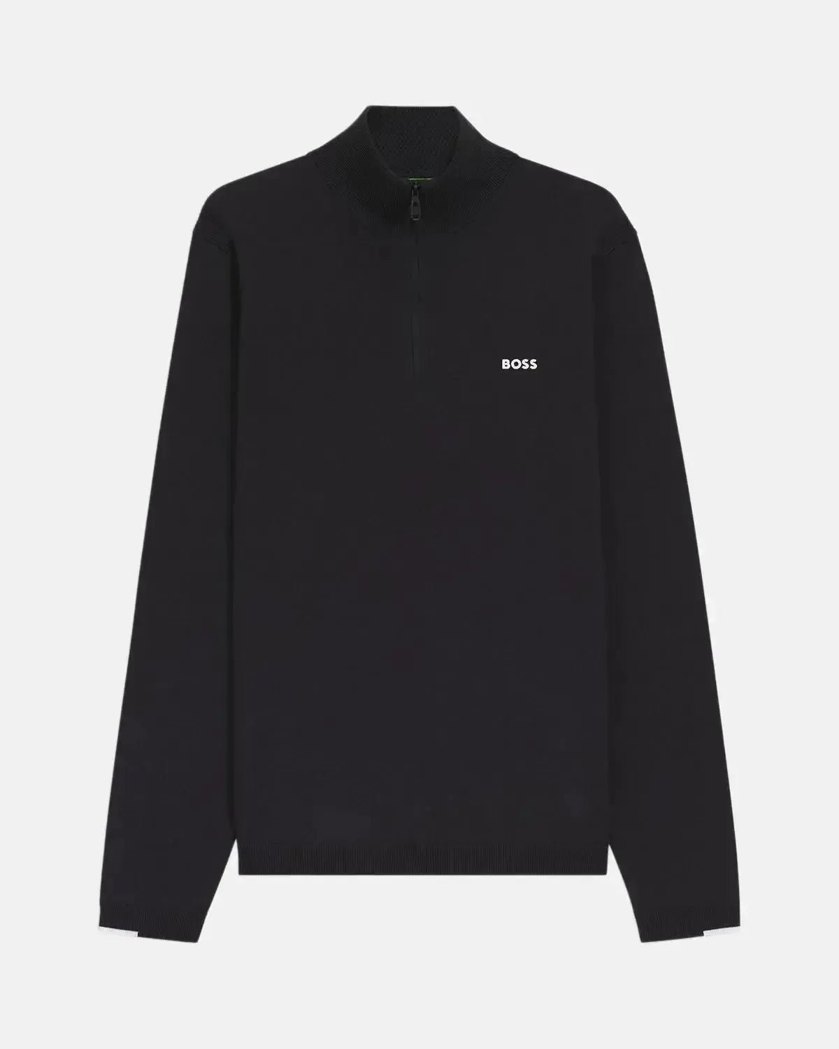 BOSS MENS K - EVERX 1/4 ZIP COTTON KNIT DARK BLUE | Studio DOS