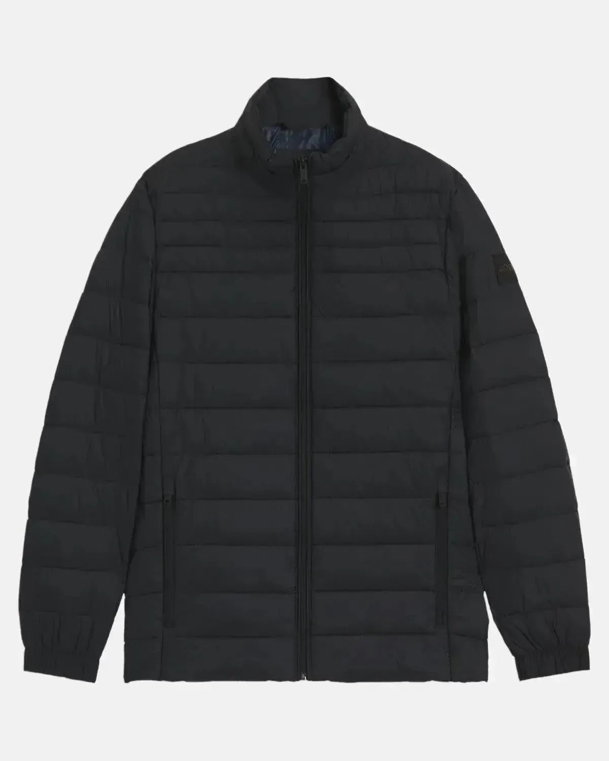 BOSS MENS ODEN2 SLIM FIT PACKABLE PUFFER JACKET BLACK | Studio DOS