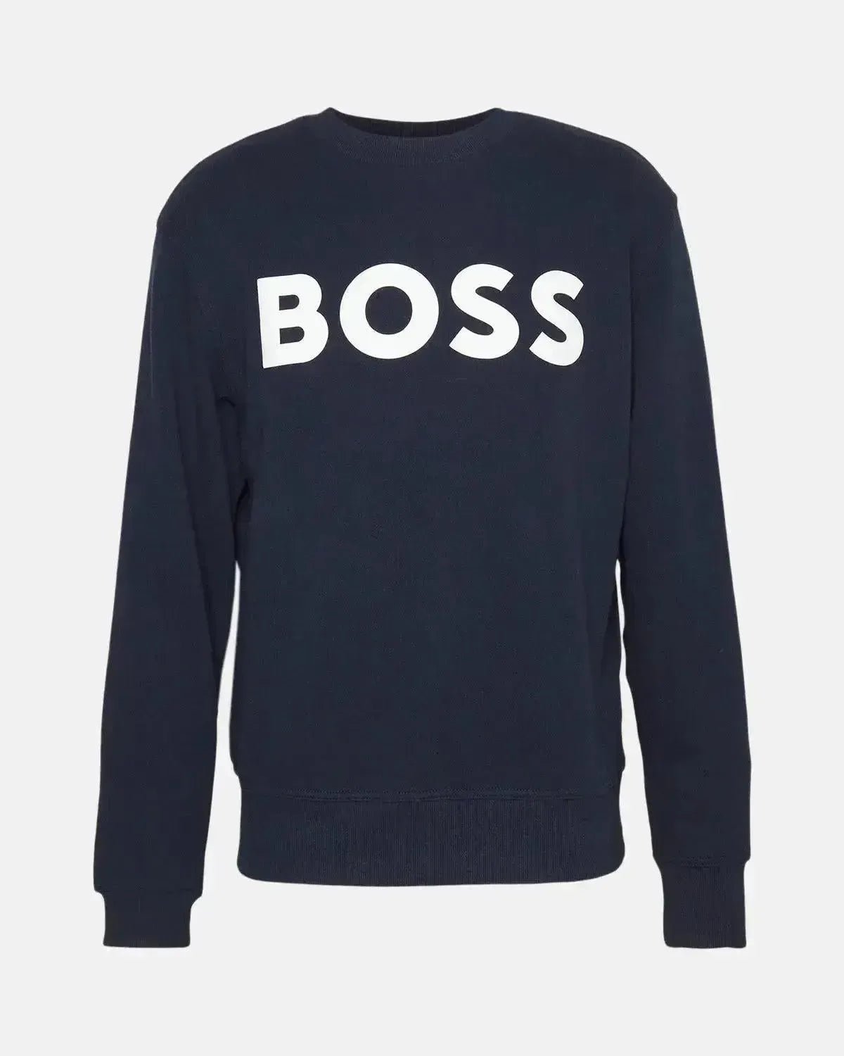 BOSS MENS WEBASIC LOGO SWEATSHIRT DARK BLUE | Studio DOS