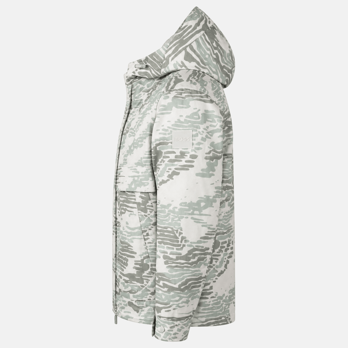 BOSS Ocombo Jacket Light Camo Green/Silver | Studio DOS