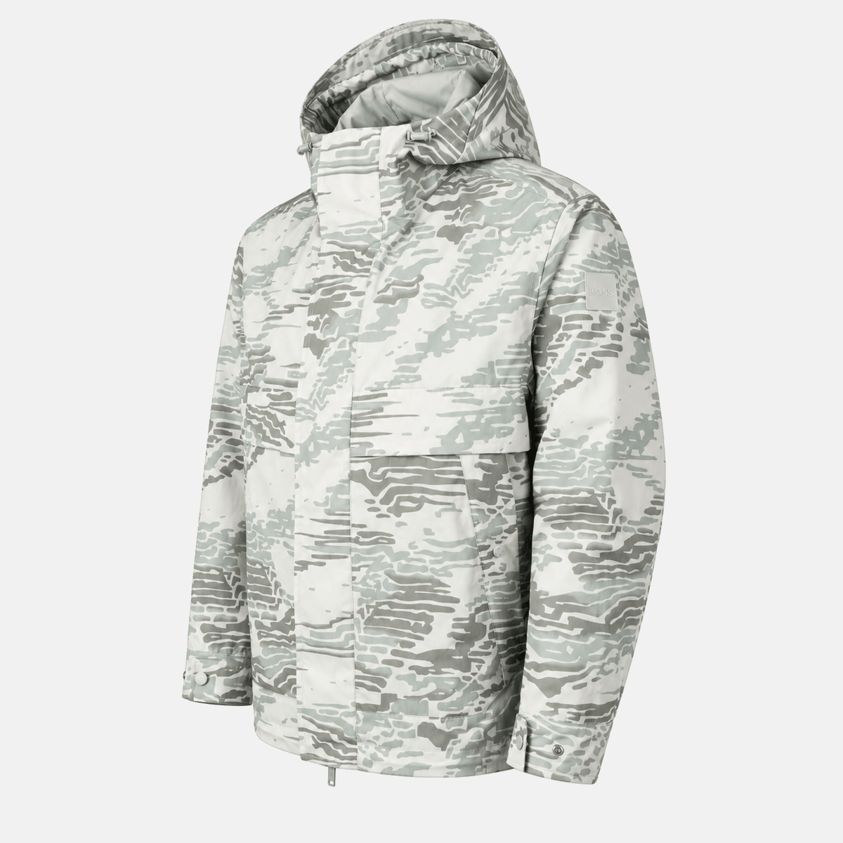 BOSS Ocombo Jacket Light Camo Green/Silver | Studio DOS