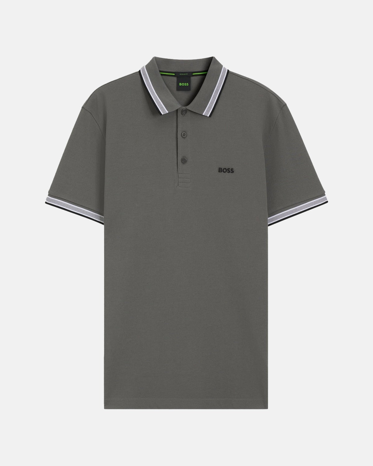 BOSS Paddy Piqué Polo Shirt Dark Grey | Studio DOS