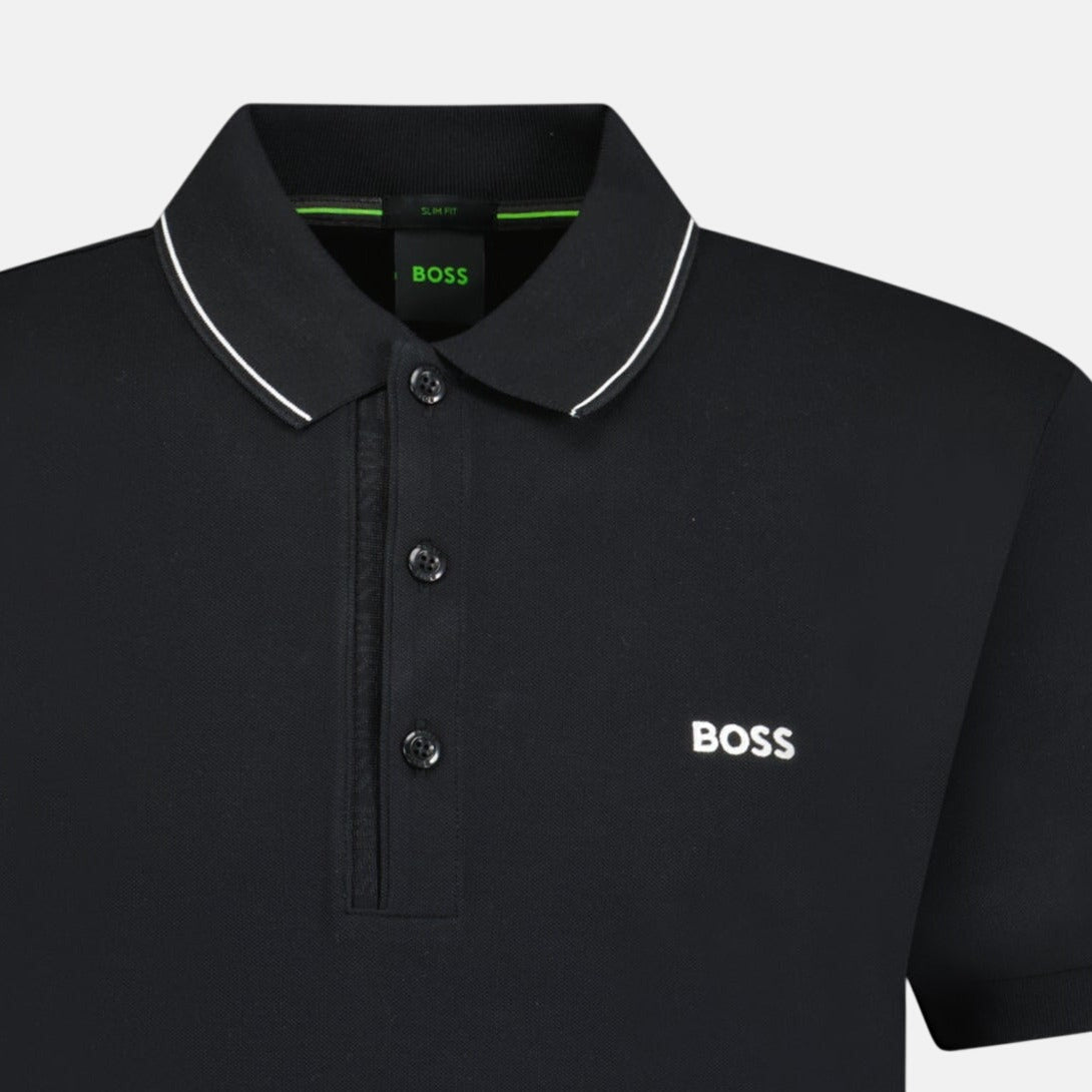 BOSS Paule 4 Polo Shirt Black | Studio DOS