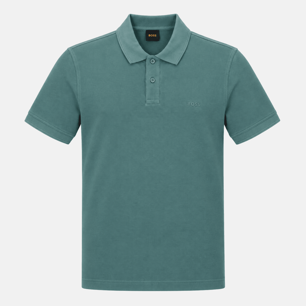 BOSS Prime Cotton Pique Polo Shirt Green | Studio DOS