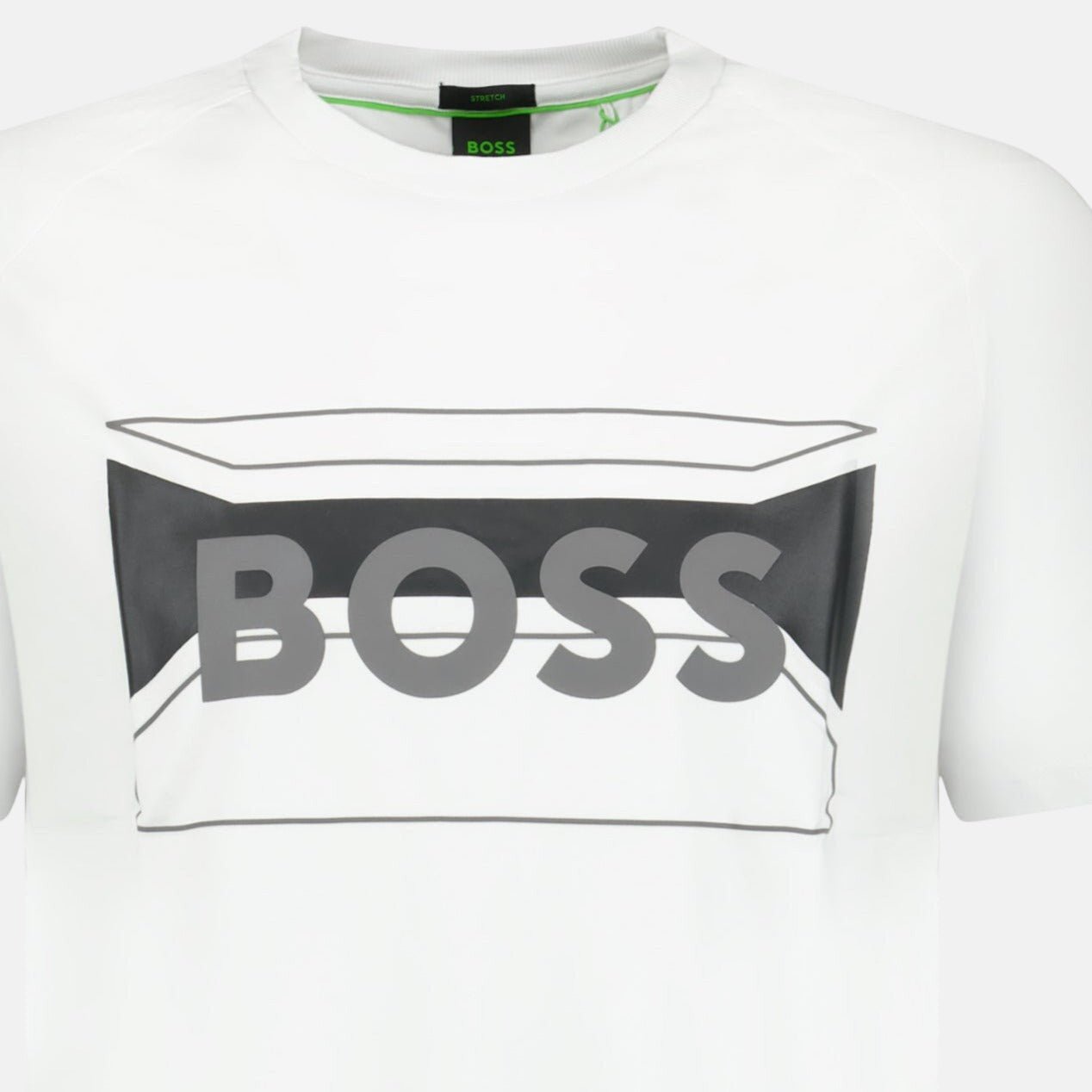 BOSS Regular - Fit Logo Artwork T-Shirt White | Studio DOS