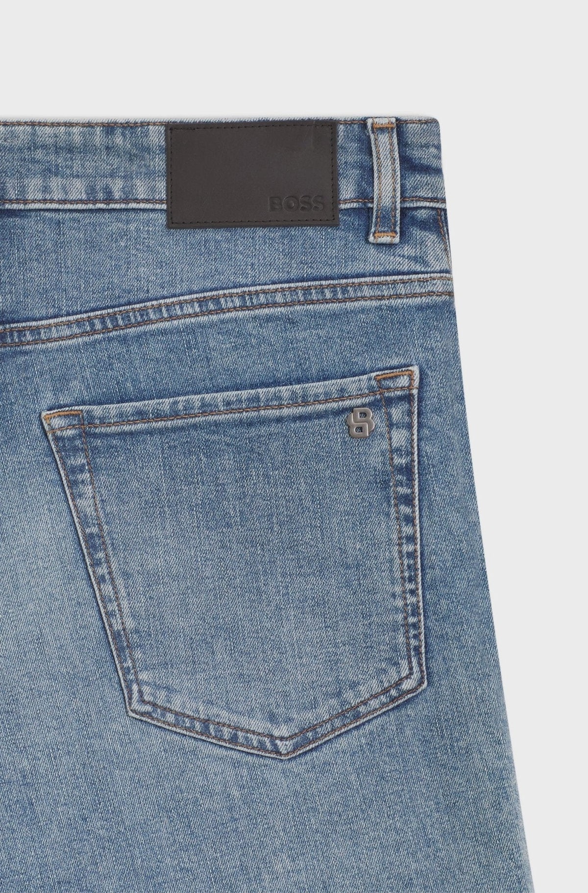 BOSS Re.Maine Denim Shorts Light Blue | Studio DOS