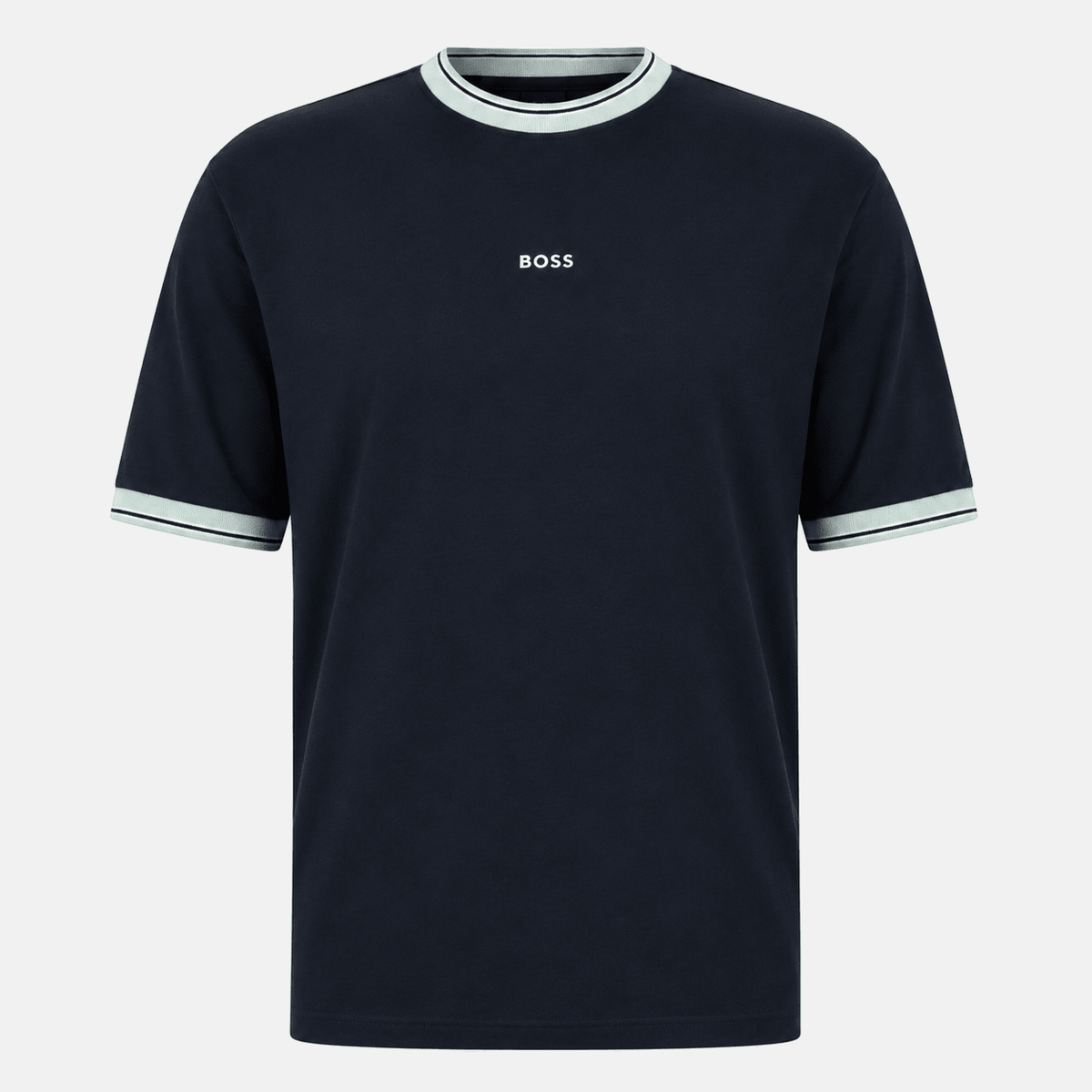 BOSS Te Blocks Tipped T-Shirt Dark Navy | Studio DOS