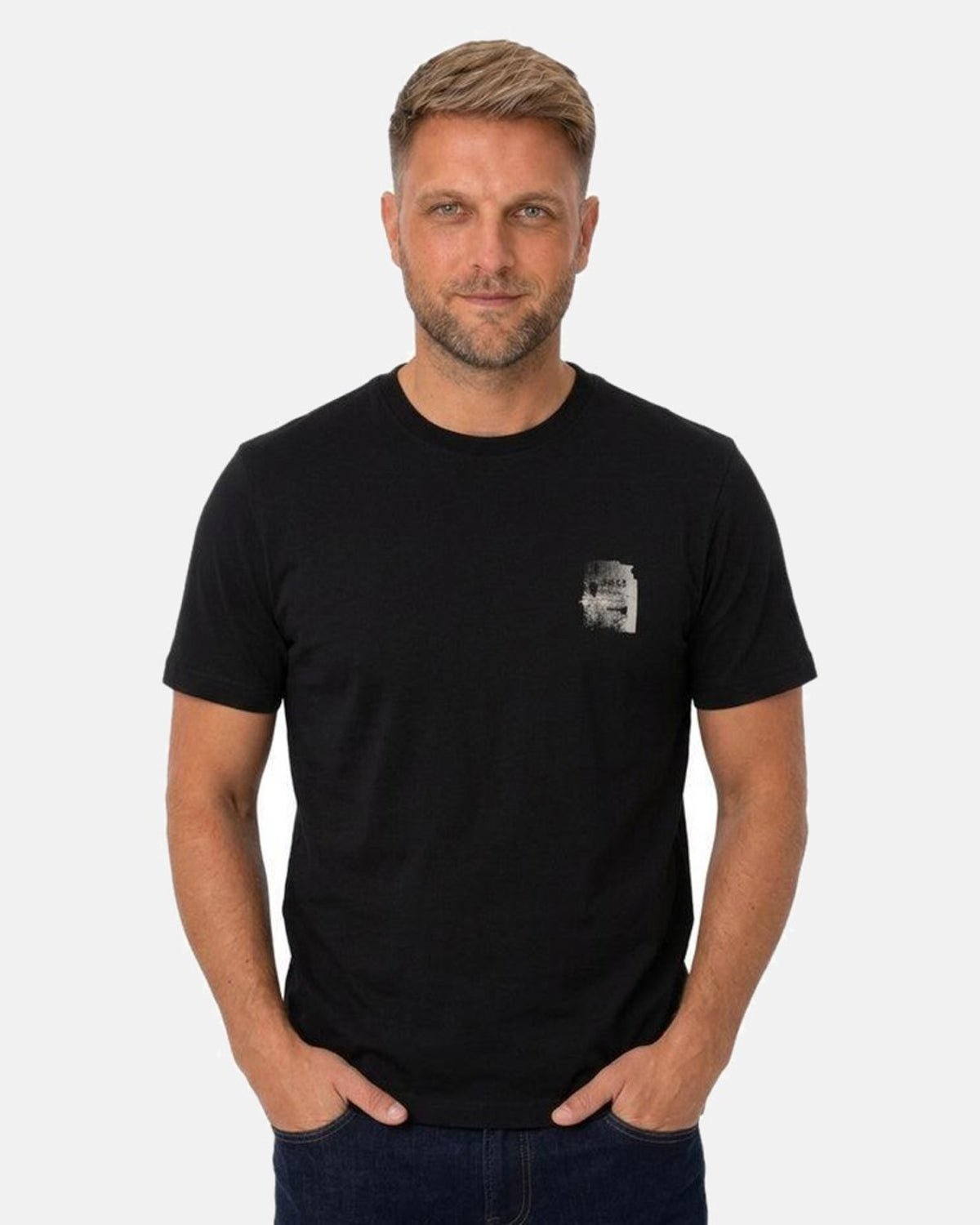 BOSS Te Groove Graphic T-Shirt Black | Studio DOS
