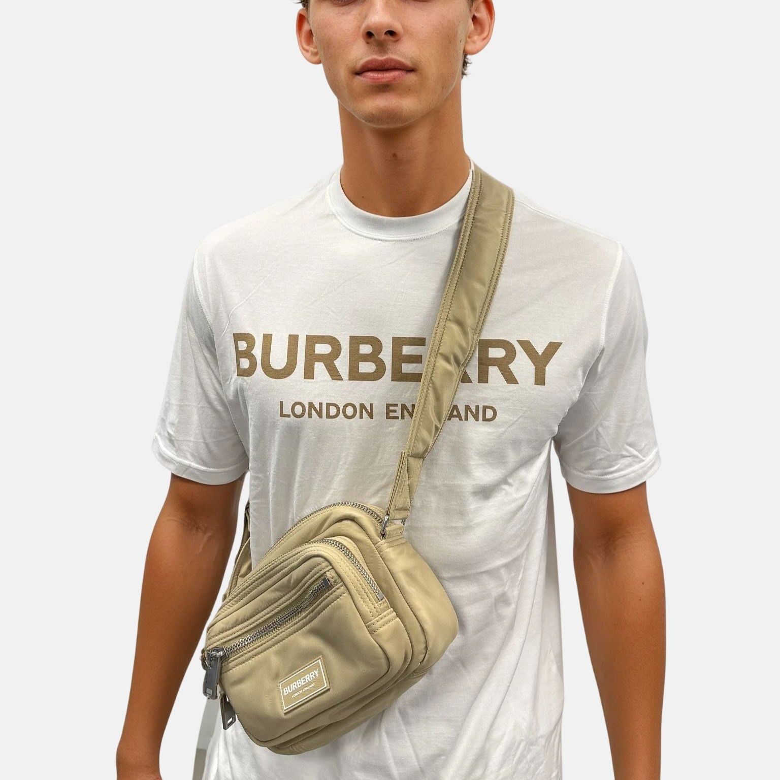 Burberry 'Ellison' Crossbody Bag Gold Honey | Studio DOS