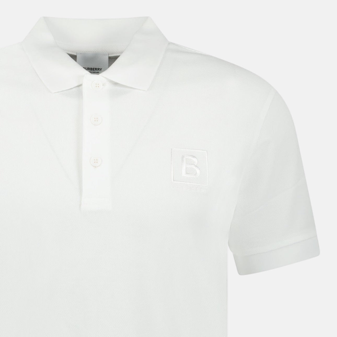 Burberry 'Gateforth' Polo Shirt White | Studio DOS