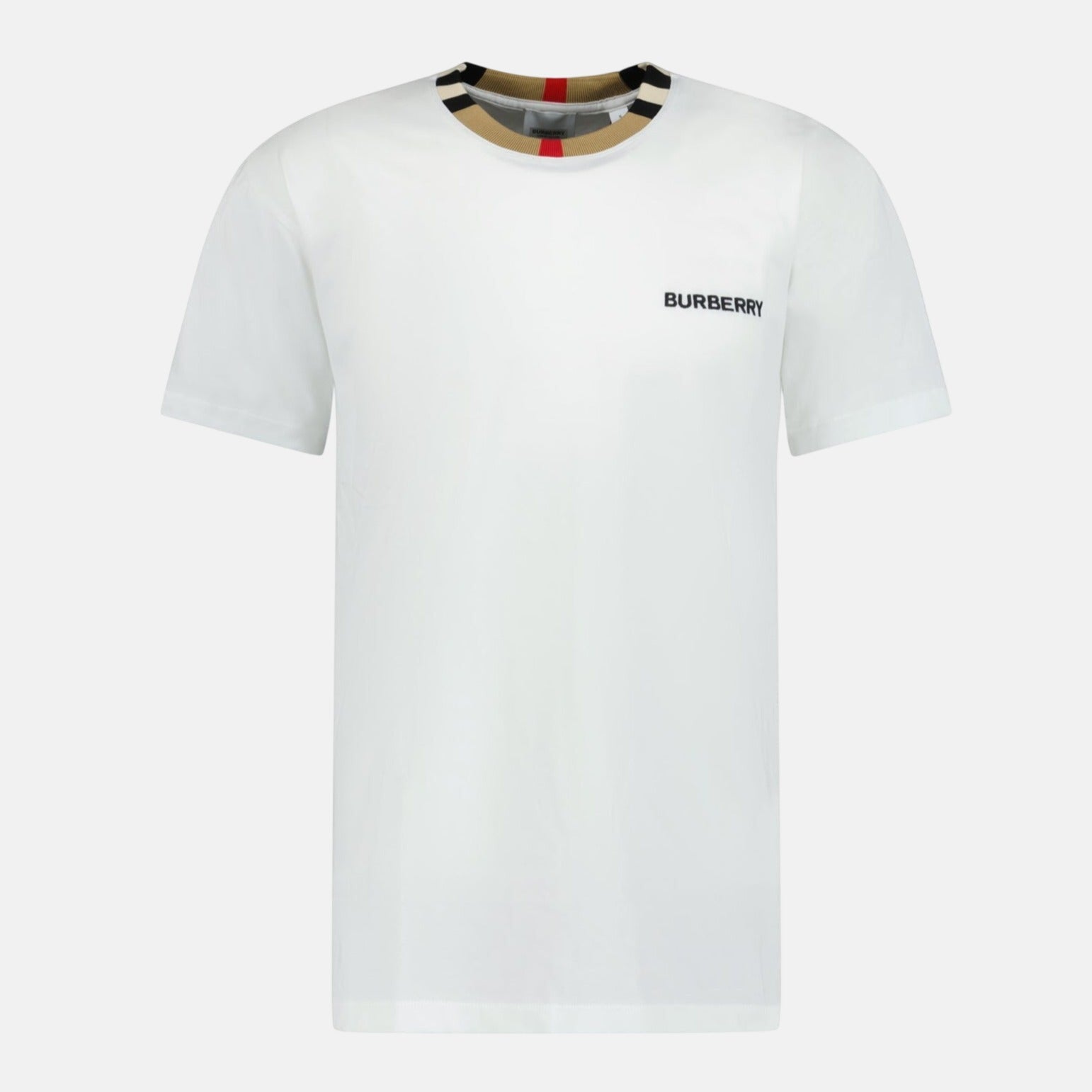 Burberry 'Jayson' Check T-Shirt White | Studio DOS