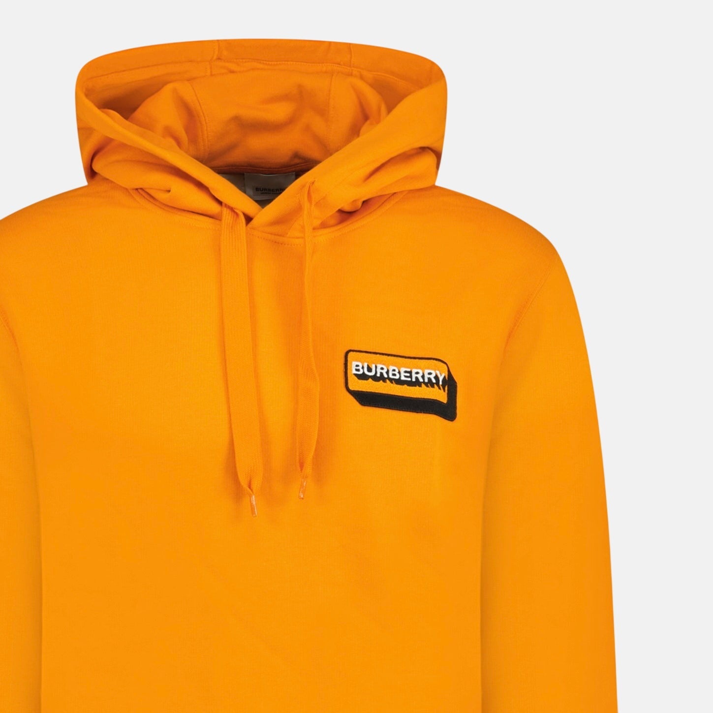 Burberry 'Motterson' Patch Logo Hoodie Sweatshirt Orange | Studio DOS