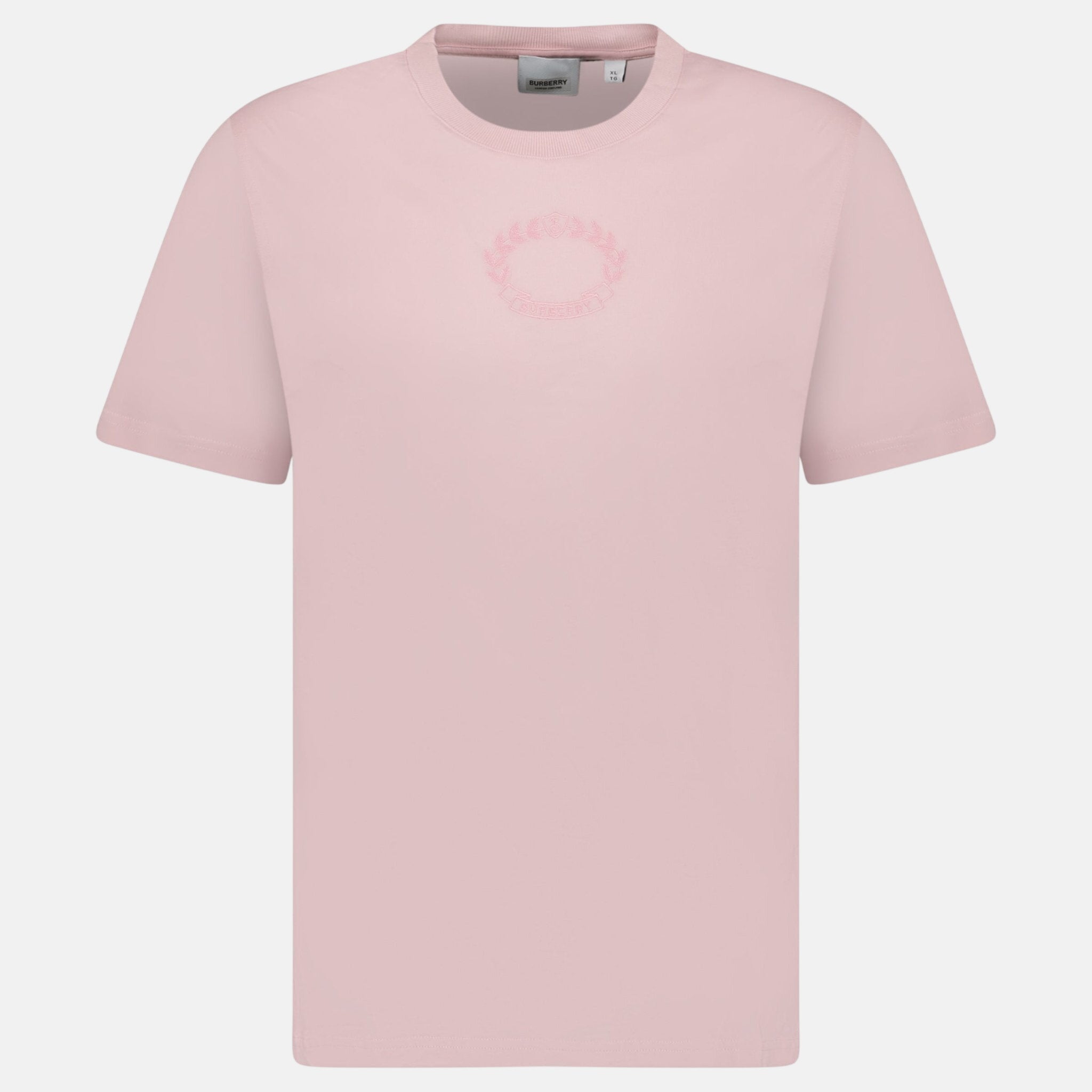 Burberry Womens 'Margot' Embroidery Logo T-Shirt Pink | Studio DOS