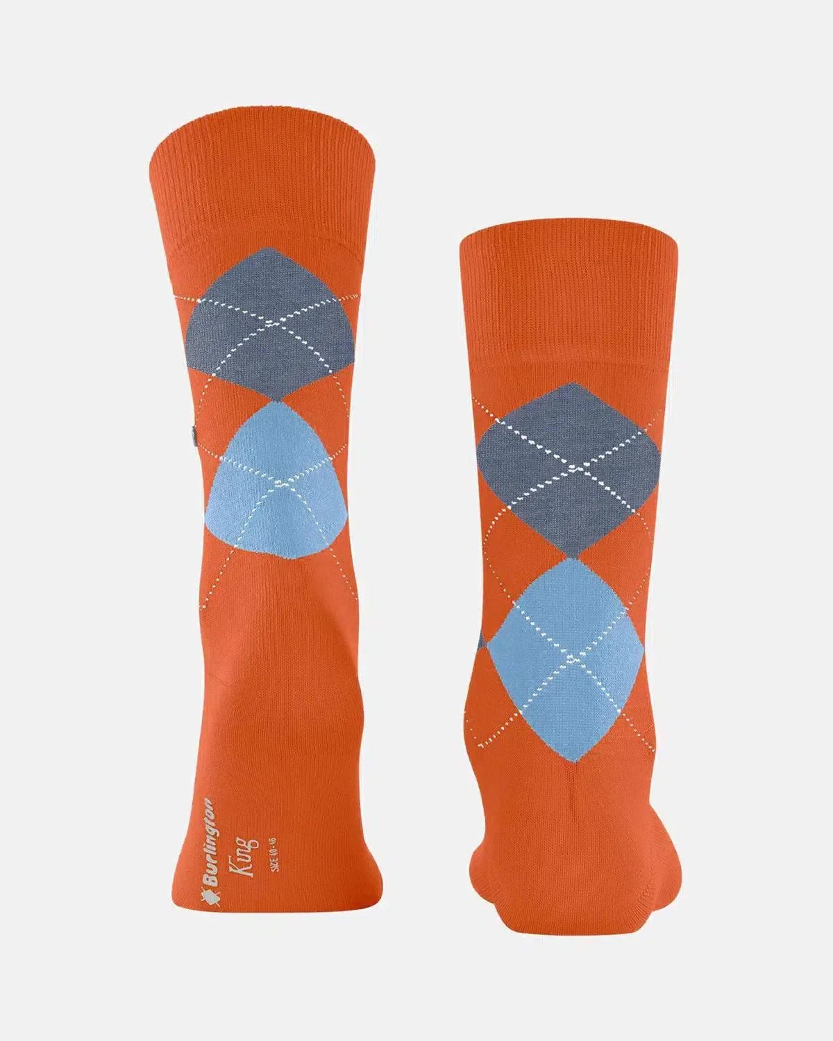 BURLINGTON MENS KING SOCKS PUMPKIN | Studio DOS