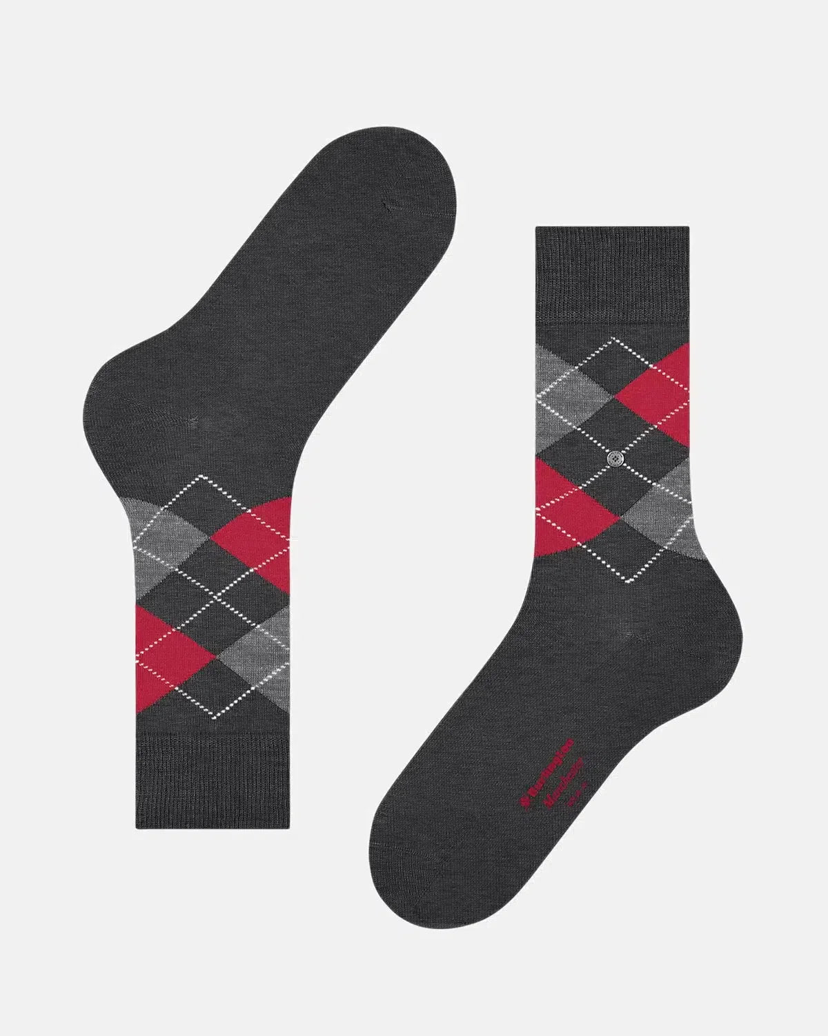 BURLINGTON MENS MANCHESTER SOCKS ANTHRACITE MELANGE | Studio DOS
