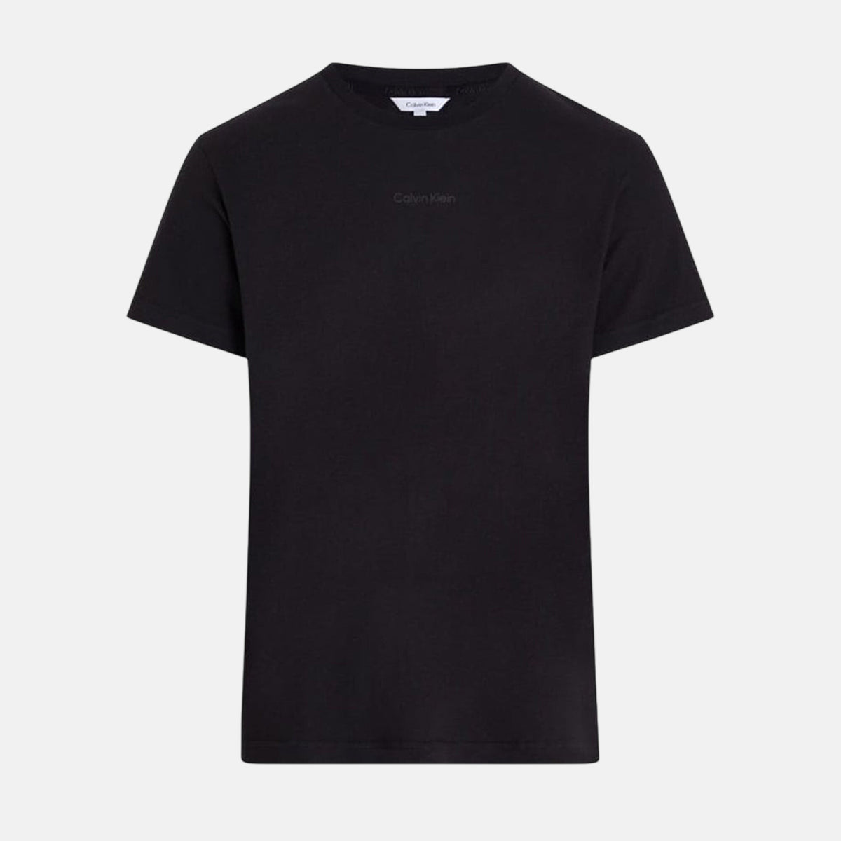 Calvin Klein Mens Crew Neck Small Logo T-Shirt Black | Studio DOS
