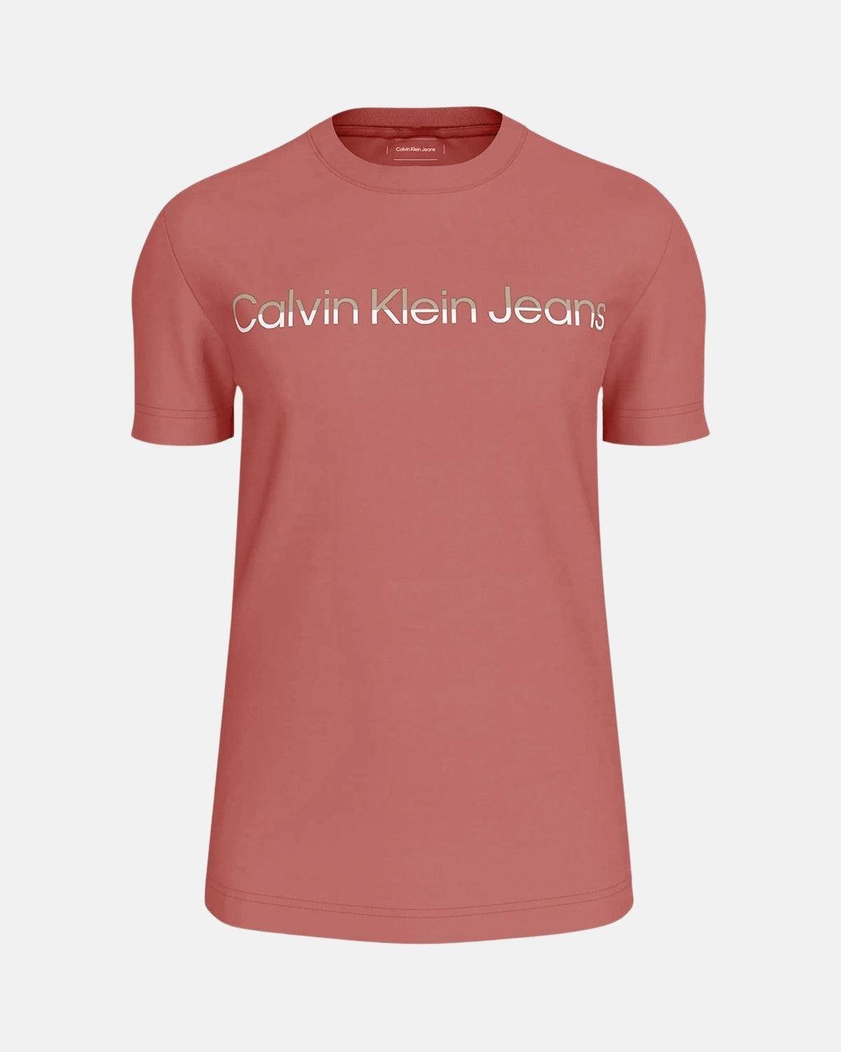 CALVIN KLEIN MIXED INSTITUTIONAL T - SHIRT APPLE BUTTER | Studio DOS