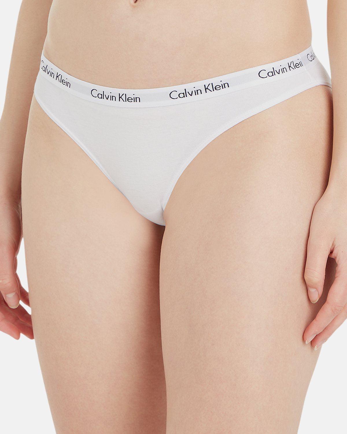 CALVIN KLEIN WOMENS CAROUSEL BIKINI BRIEFS WHITE | Studio DOS