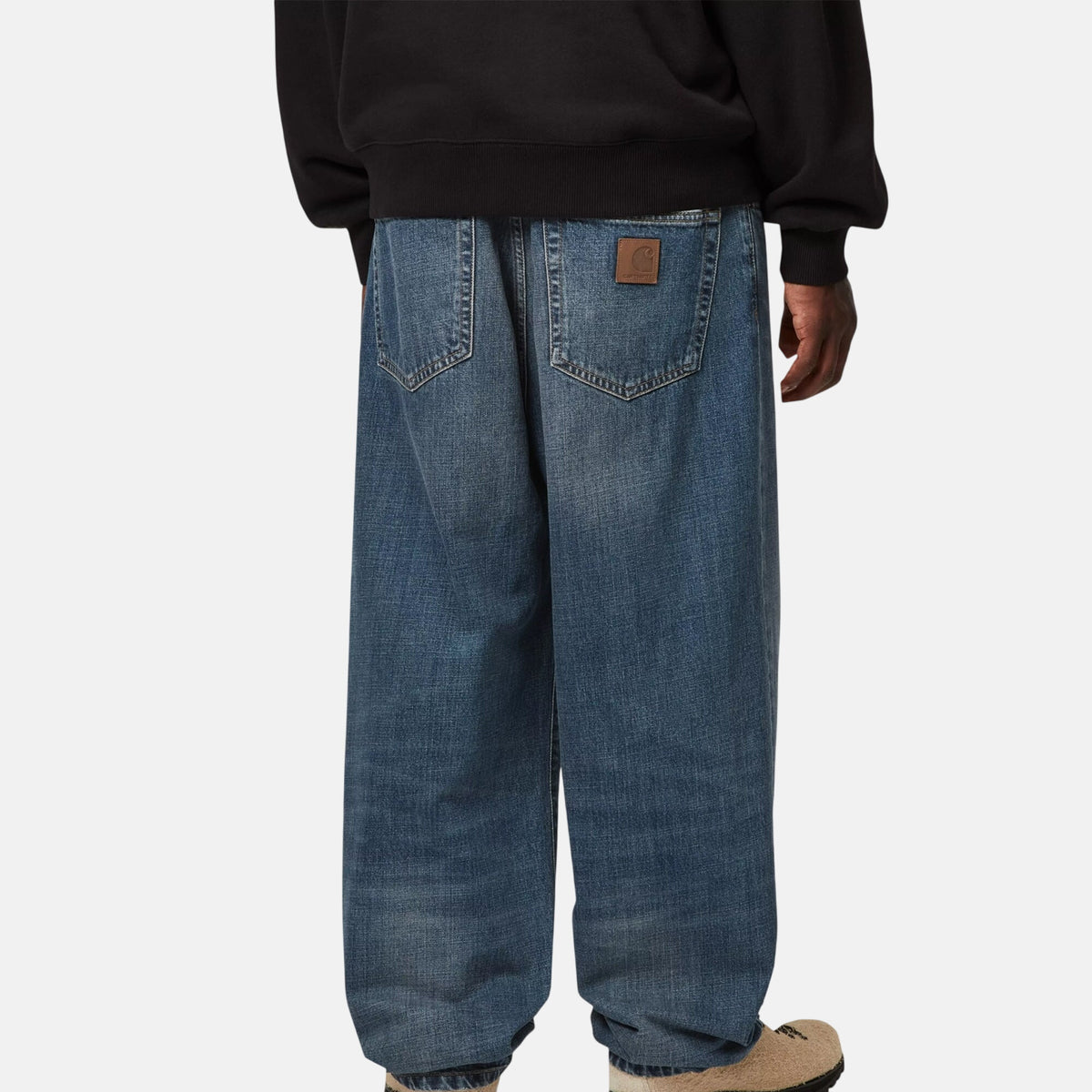 Carhartt WIP Mens Aaron Pant Blue Dark Used | Studio DOS