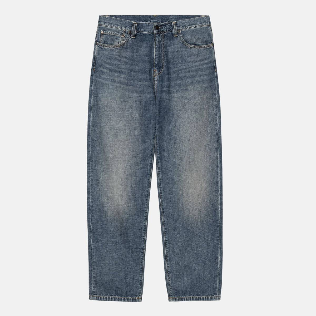 Carhartt WIP Mens Aaron Pant Blue Dark Used | Studio DOS