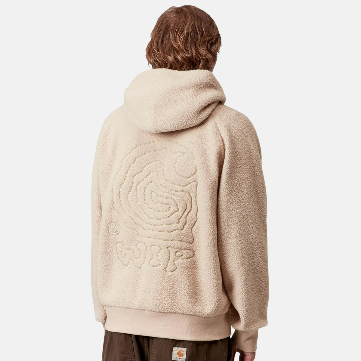 Carhartt WIP Mens Hooded Helix Sweatshirt Fleur De Sel Wall | Studio DOS