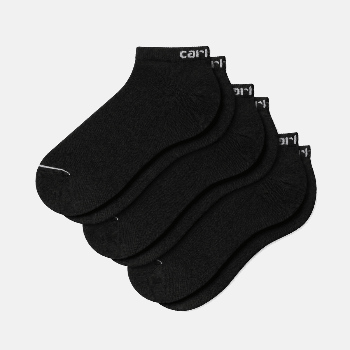 Carhartt WIP Script Sneakers Socks Black | Studio DOS
