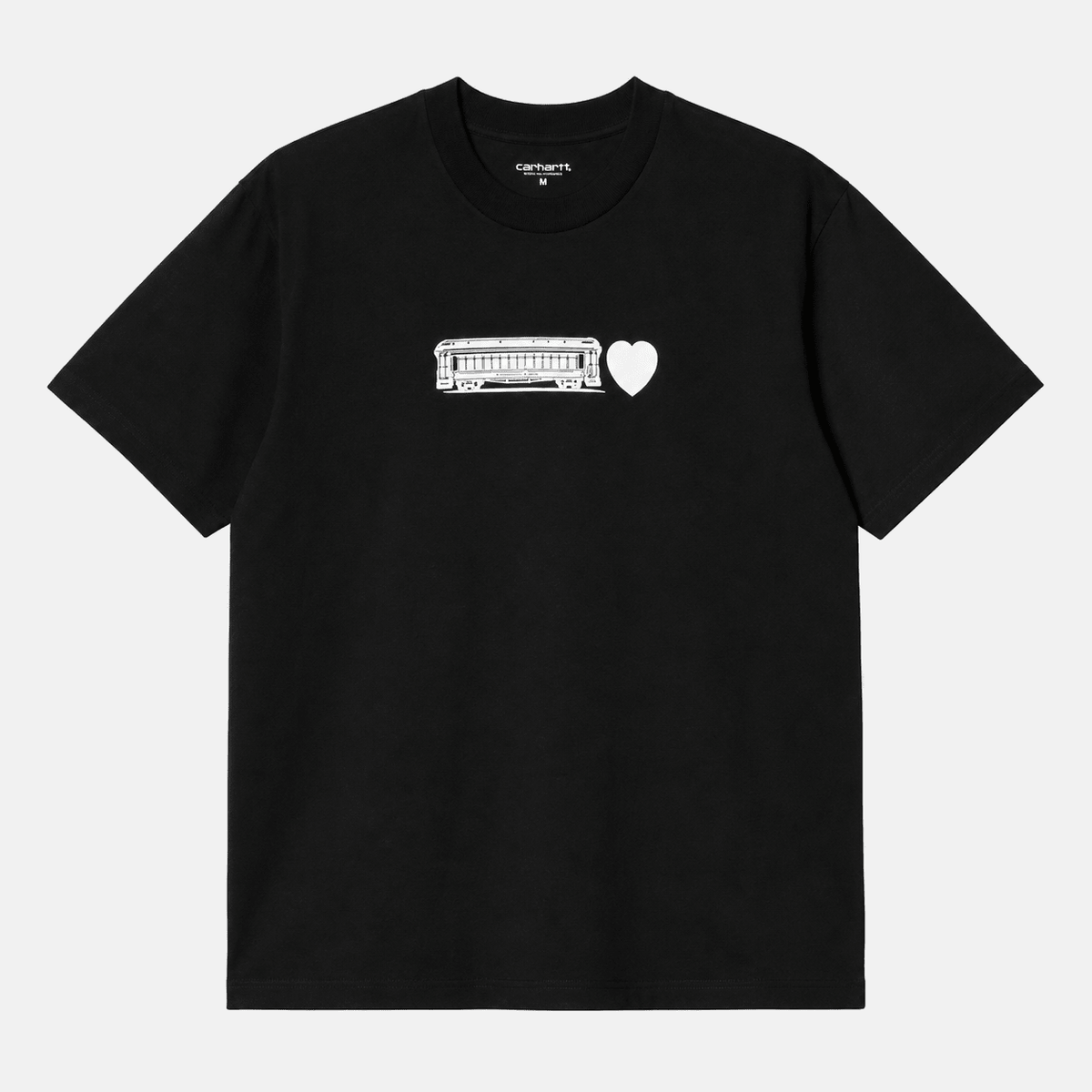 Carhartt WIP S/S Deconstructed Label T-Shirt Black | Studio DOS