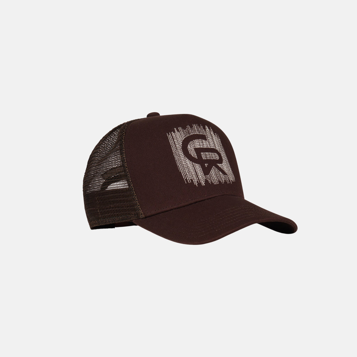 Christian Rose CR Chainstitch Trucker Cap Brown Sand | Studio DOS